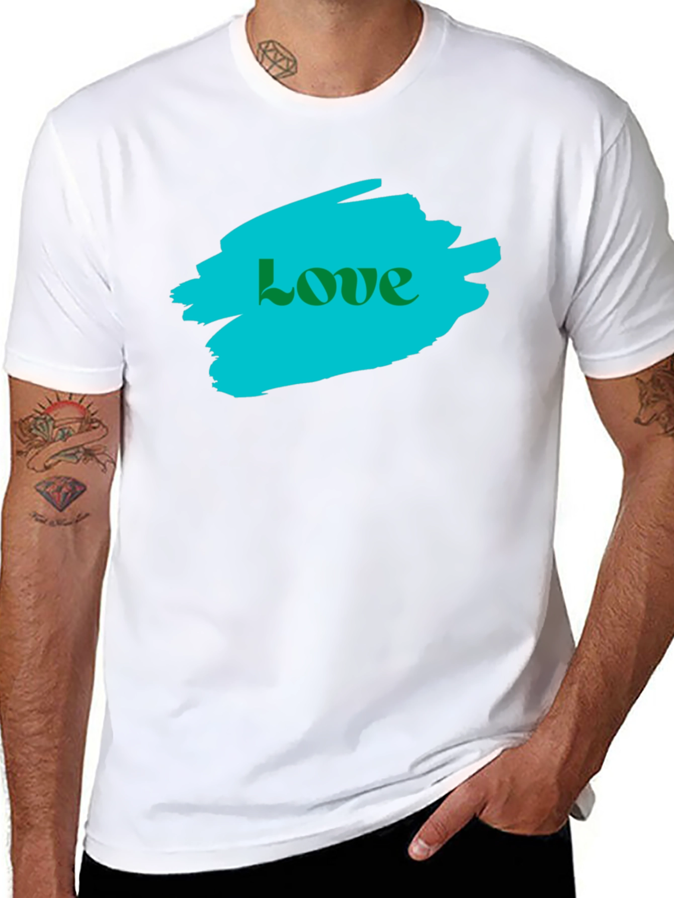 Love Graphic T-Shirt - Stylish Black Tee