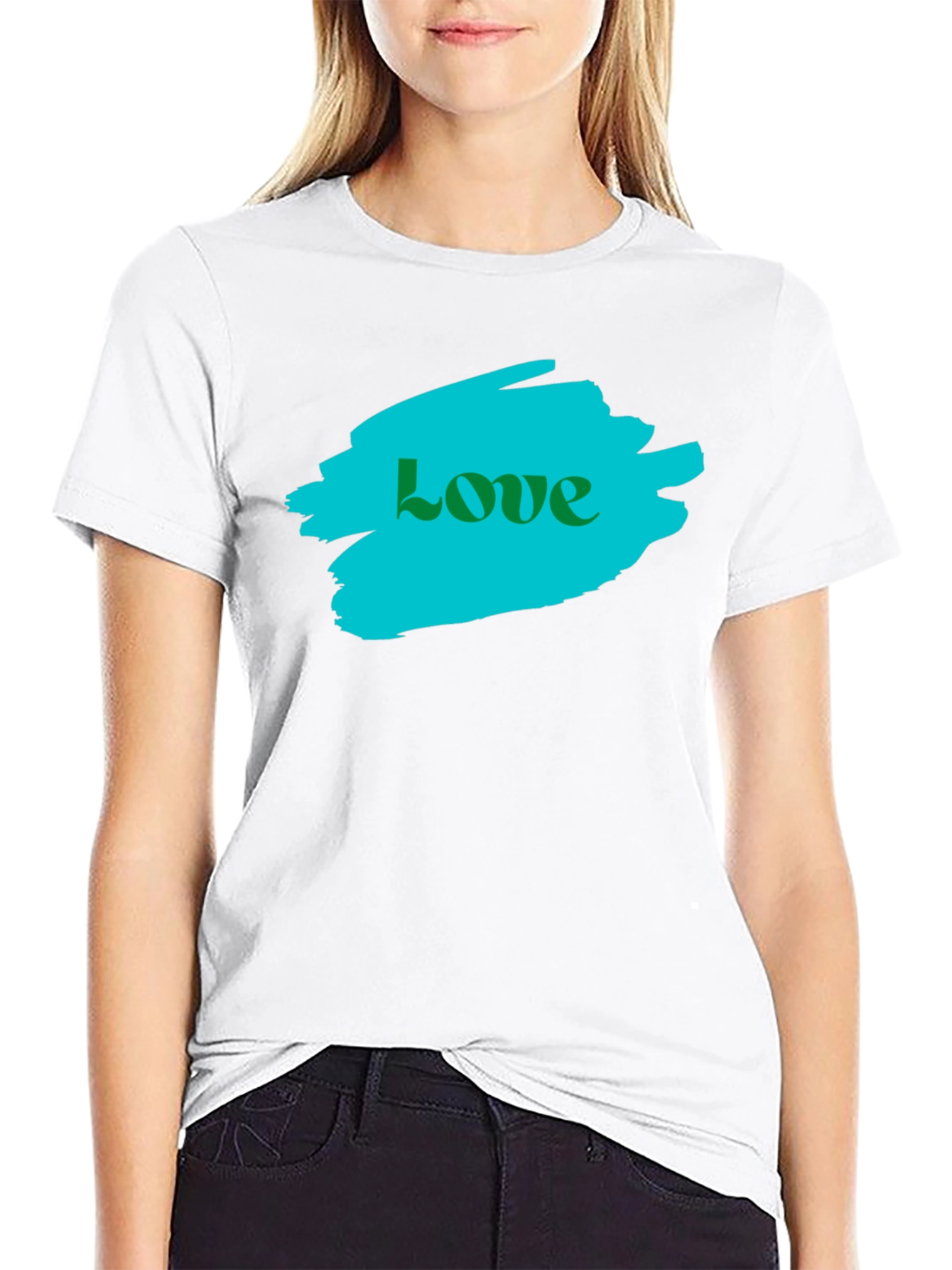 Love Graphic T-Shirt - Stylish Black Tee