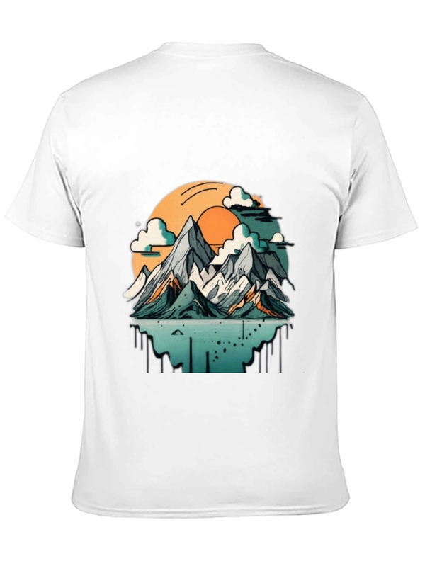 Mountain Sunset Graphic T-Shirt