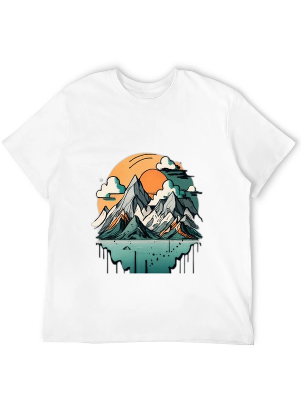 Mountain Sunset Graphic T-Shirt