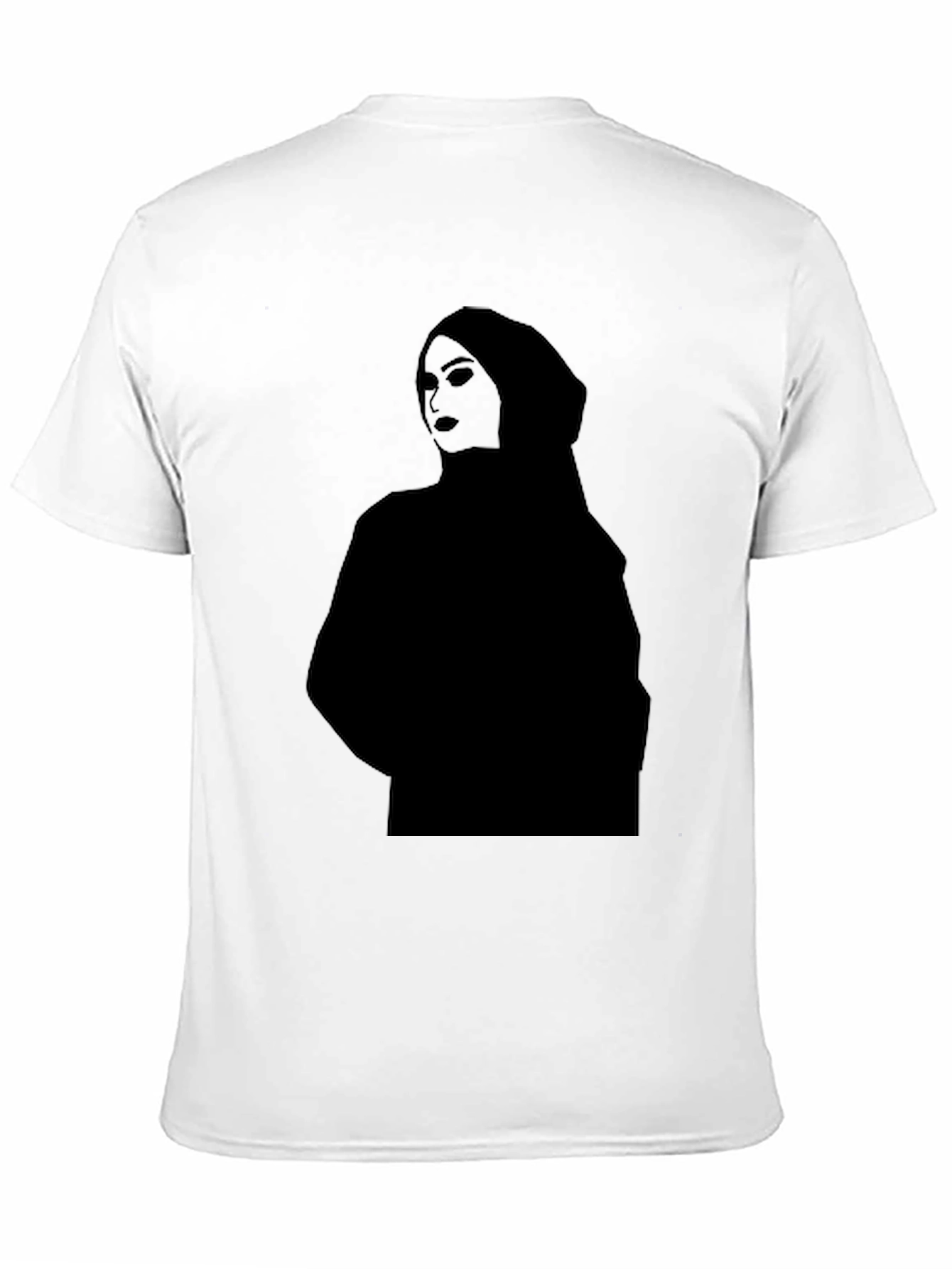 Black Hijab Silhouette T-Shirt