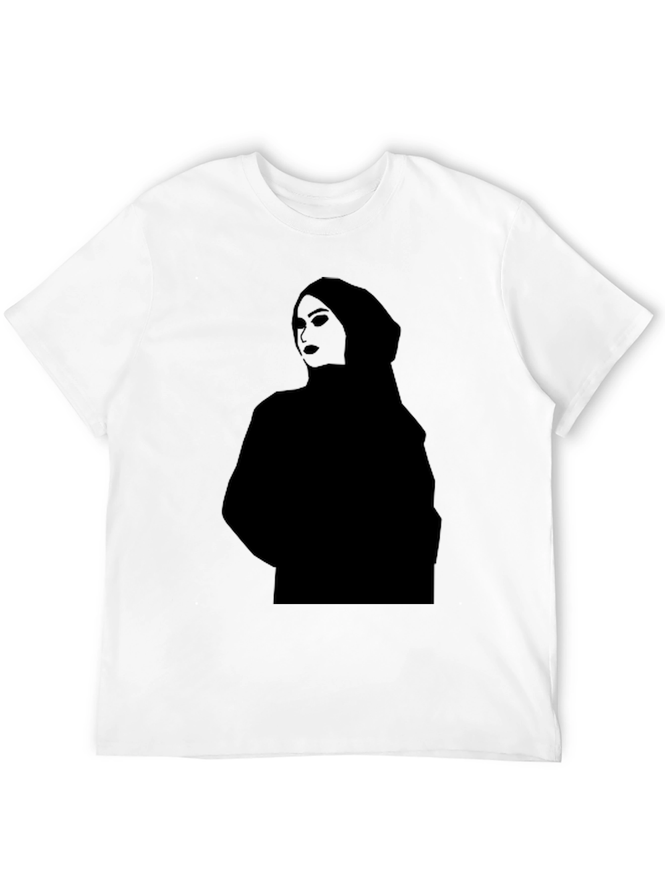Black Hijab Silhouette T-Shirt