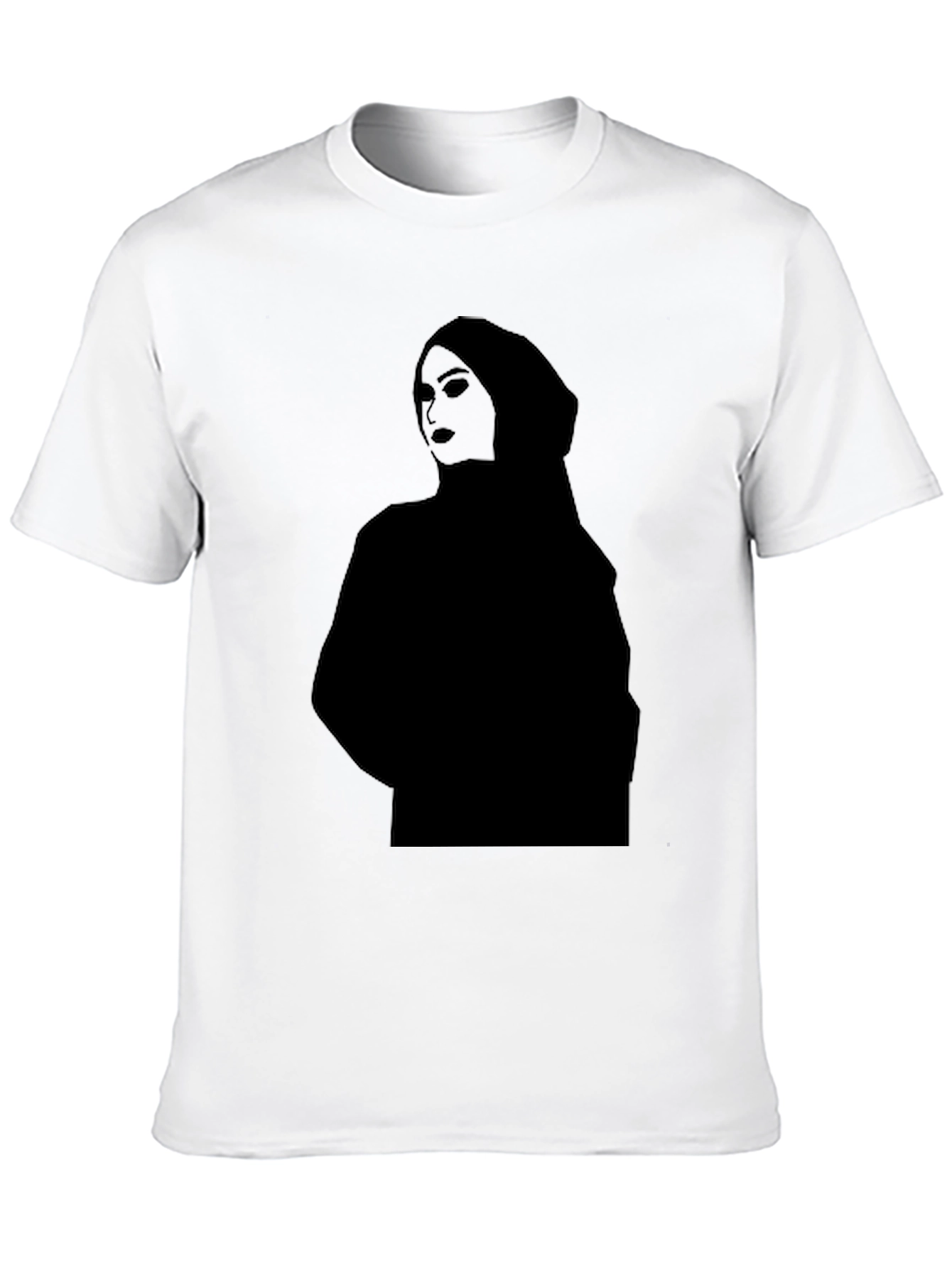 Black Hijab Silhouette T-Shirt