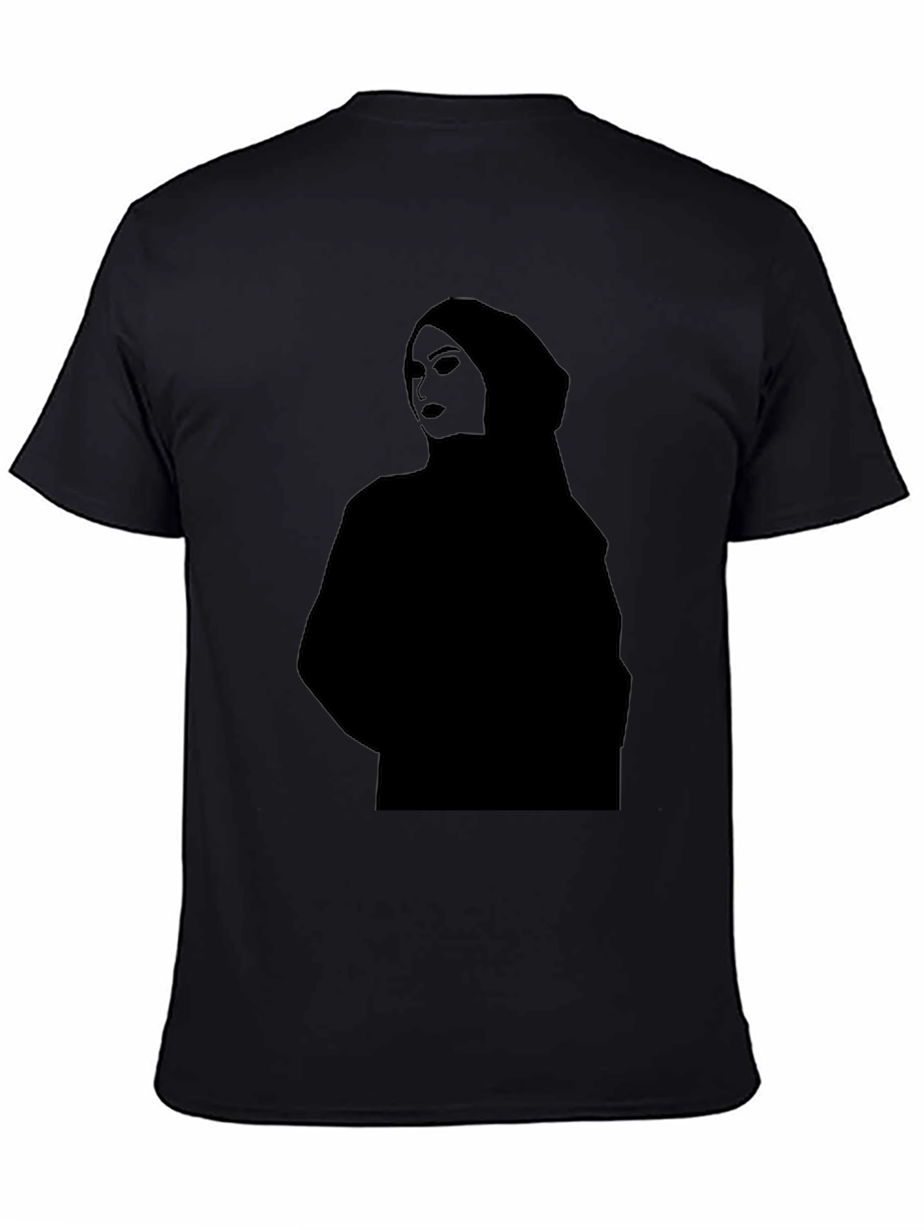 Black Hijab Silhouette T-Shirt