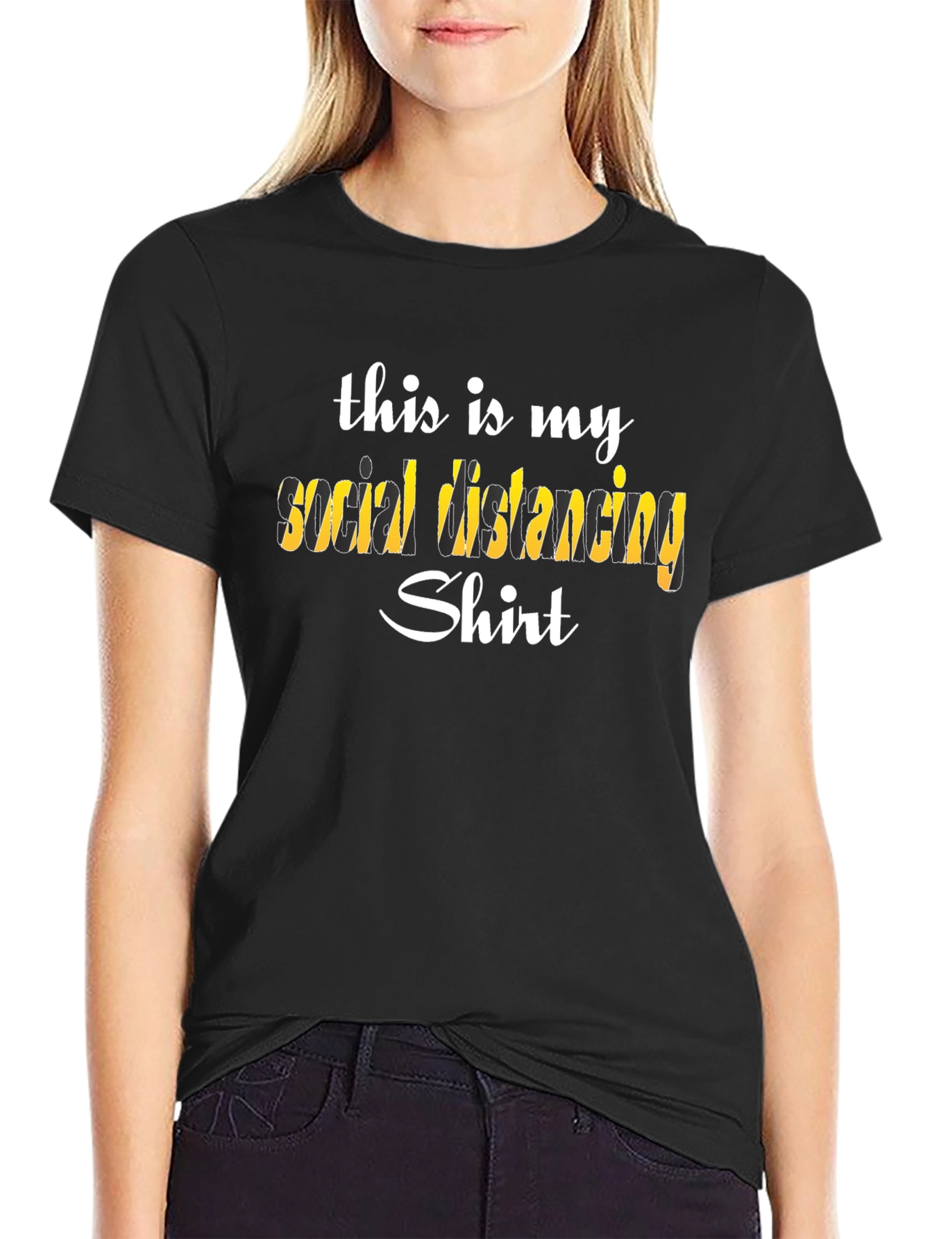 Social Distancing Shirt - Funny Novelty Tee
