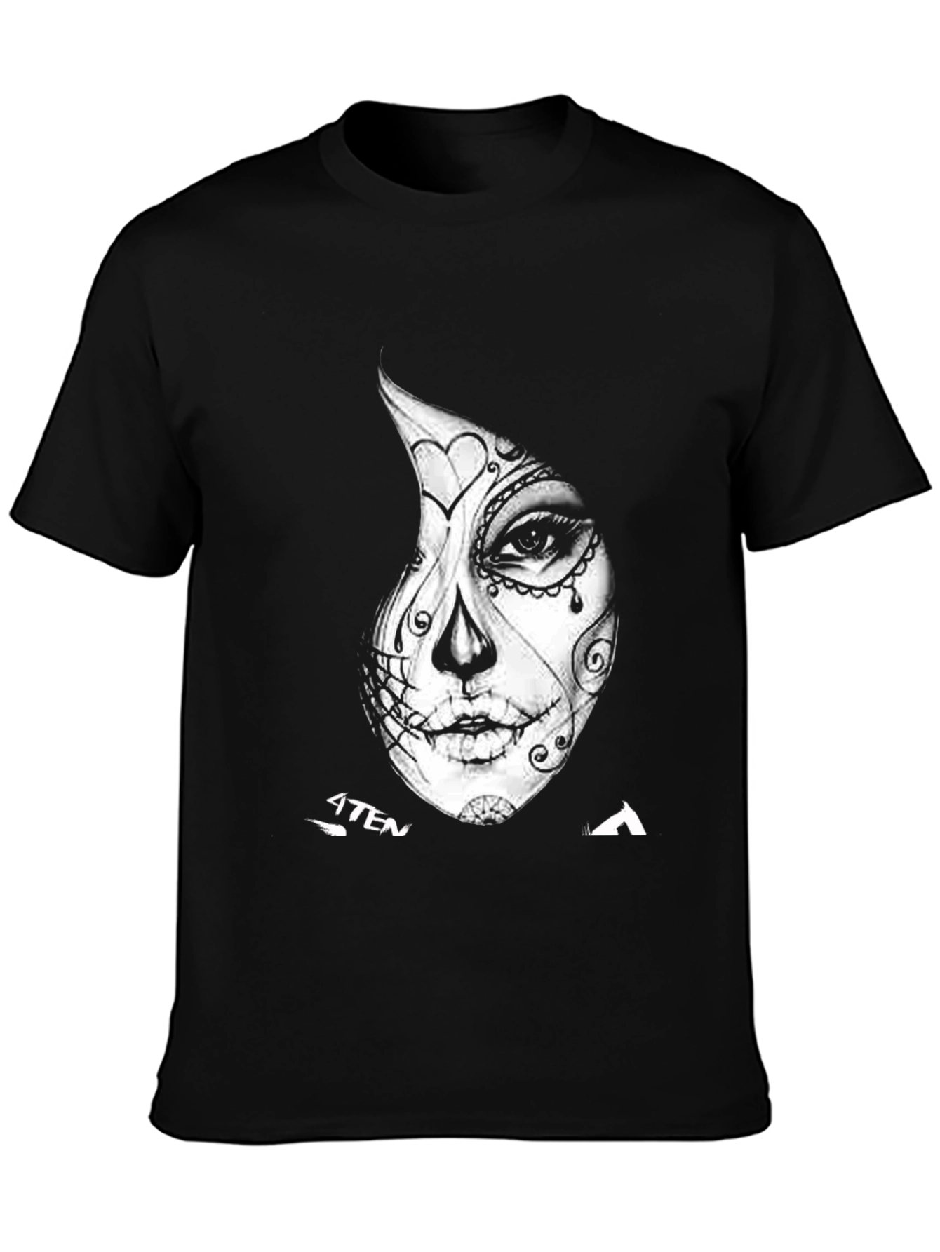 Day of the Dead Black Graphic Tee