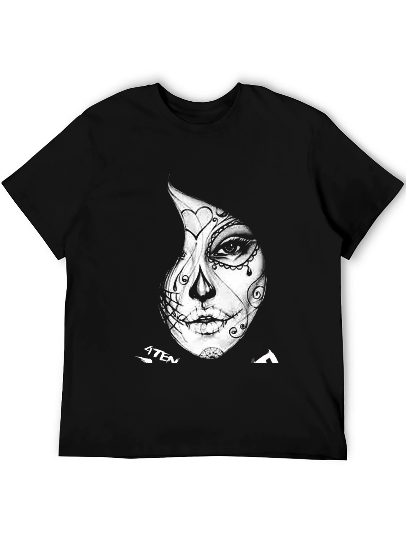 Day of the Dead Black Graphic Tee