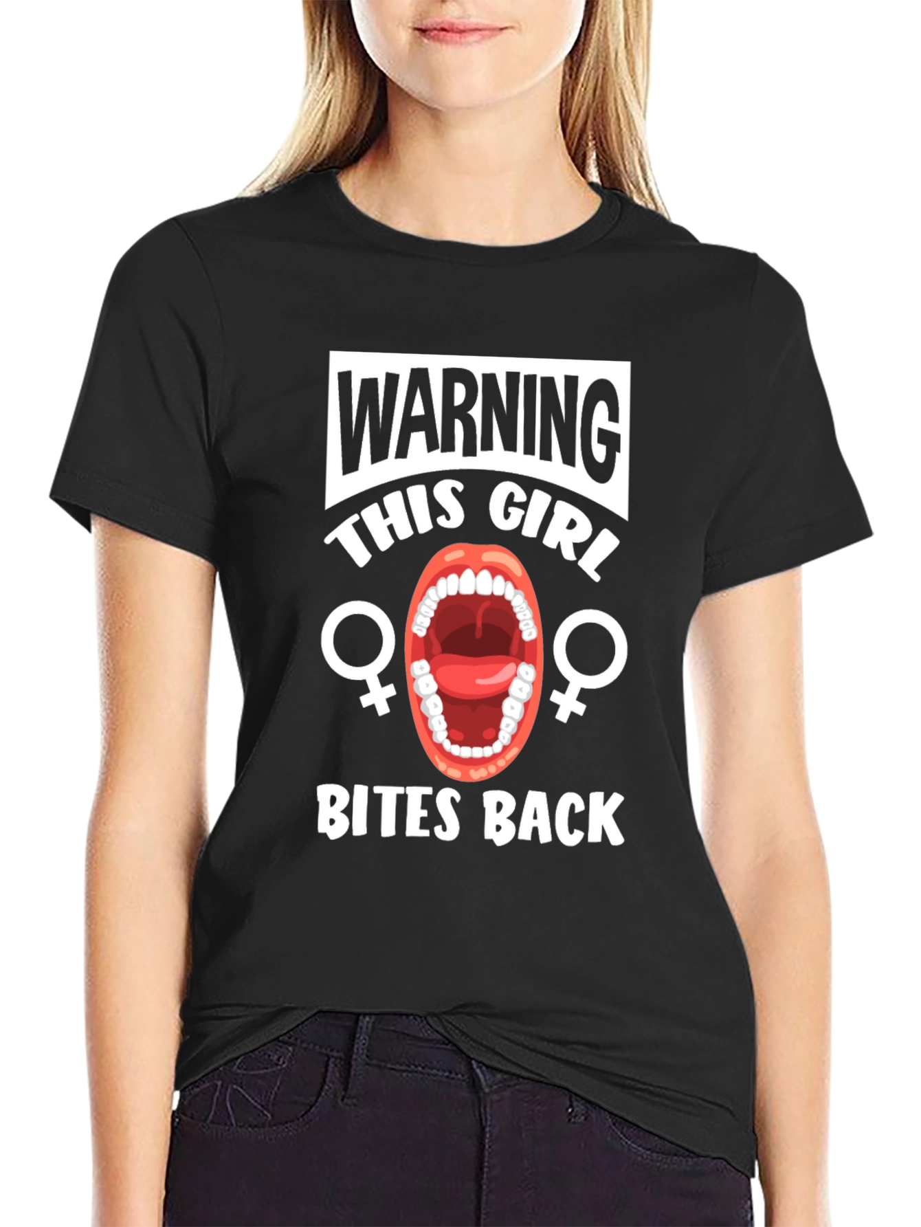 Warning Bites Back T-Shirt