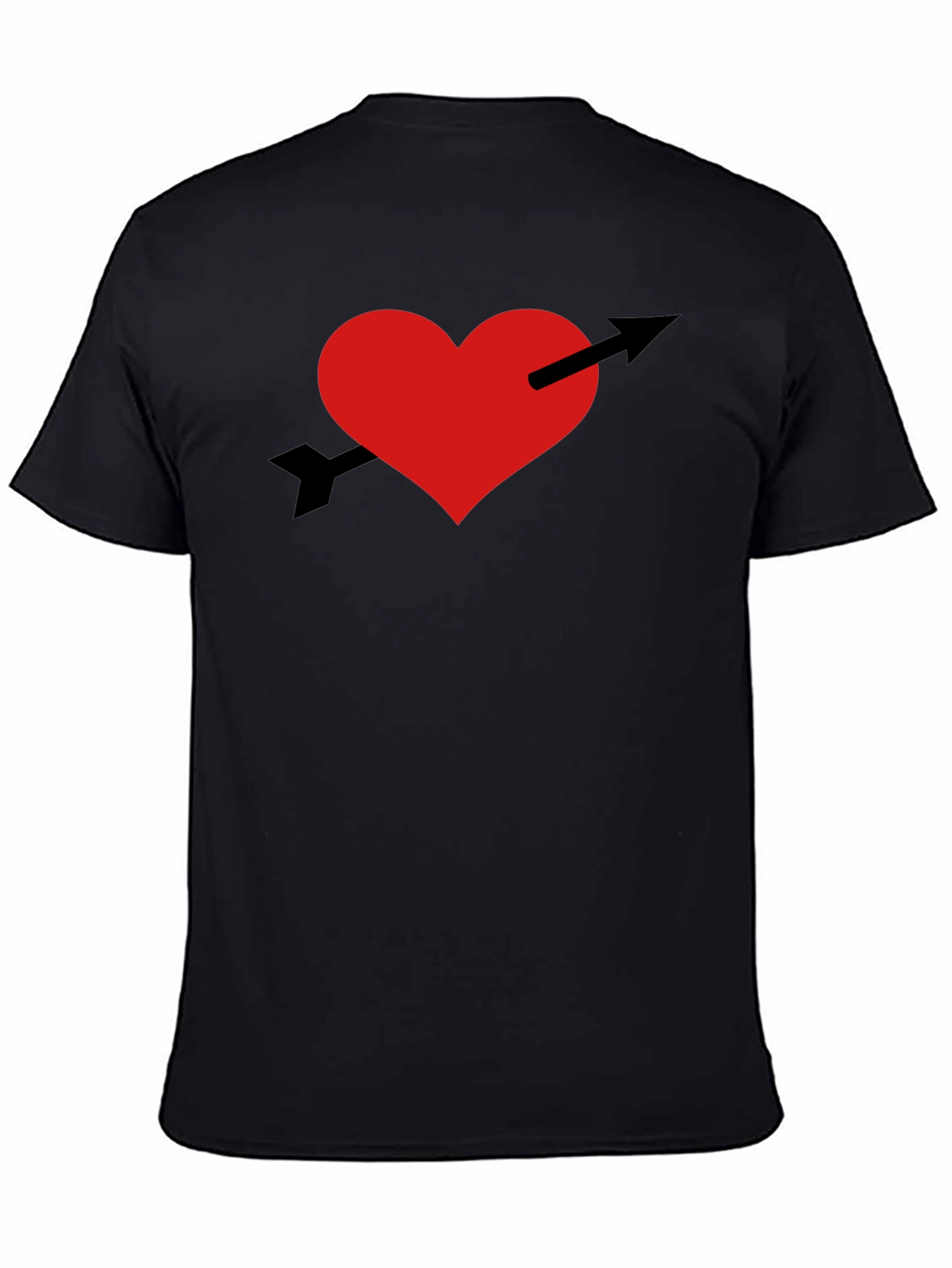 Heart and Arrow Graphic Tee - Trendy Casual Wear