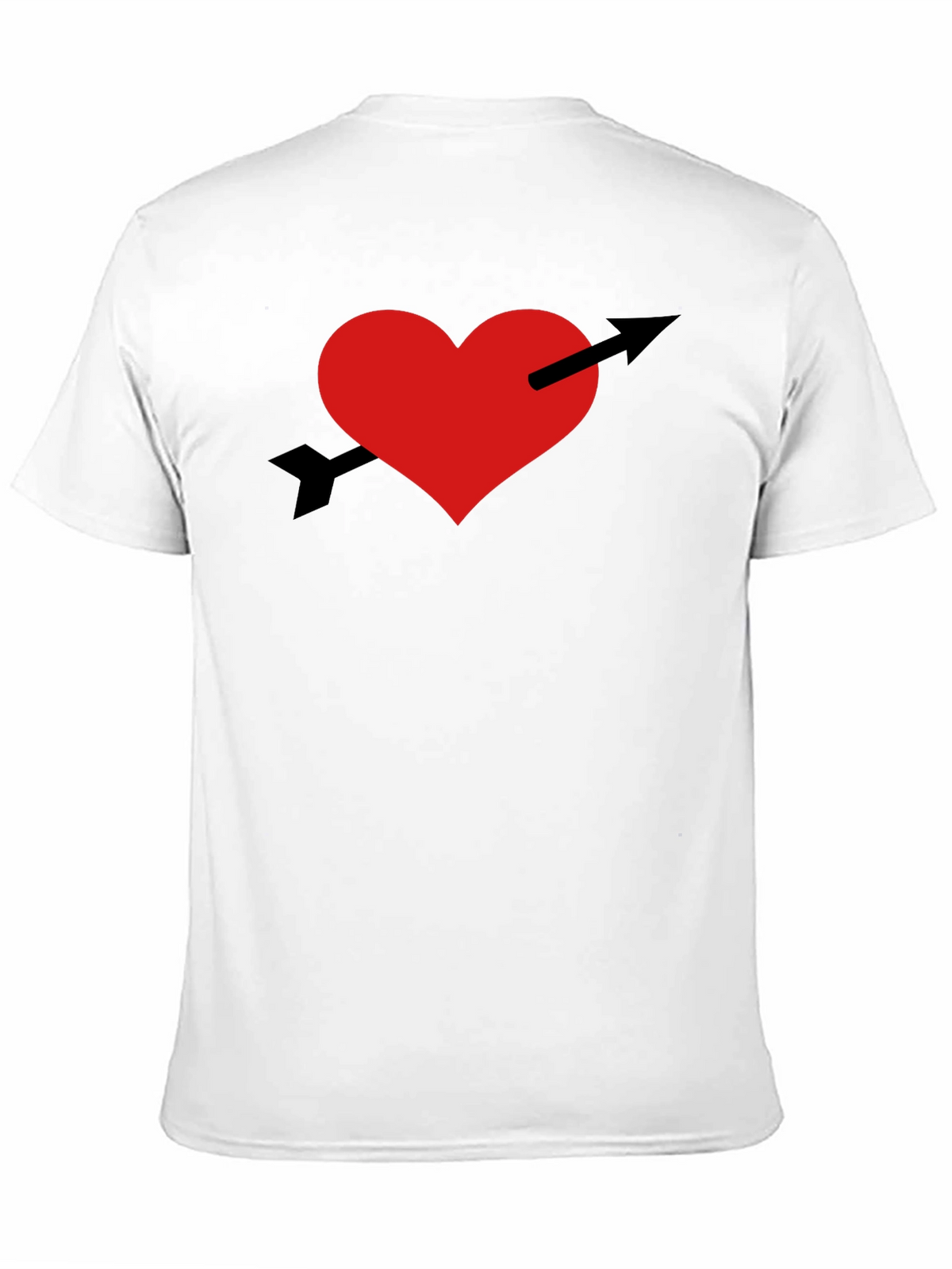 Heart and Arrow Graphic Tee - Trendy Casual Wear