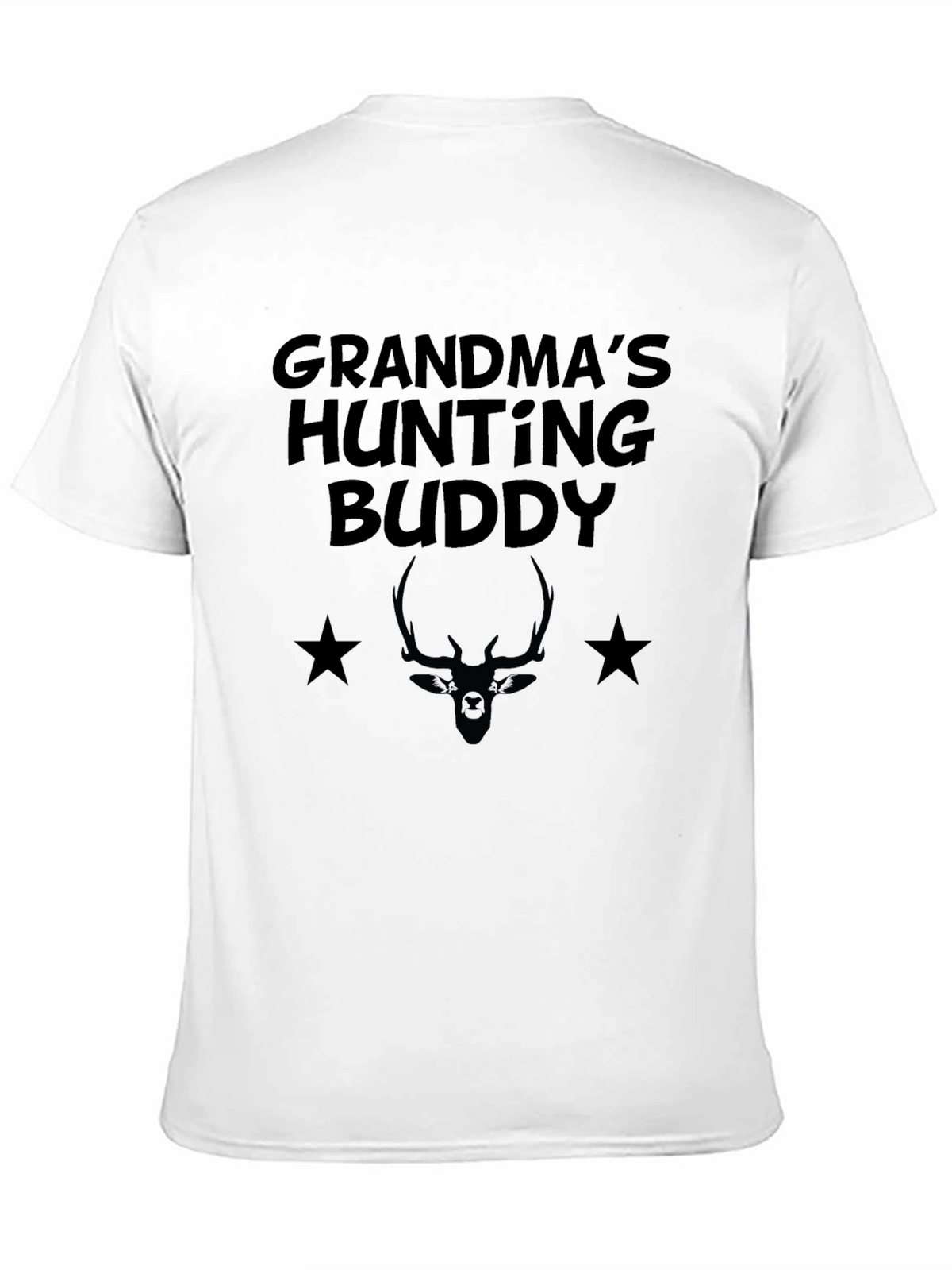 Grandmas Hunting Buddy Black T-Shirt