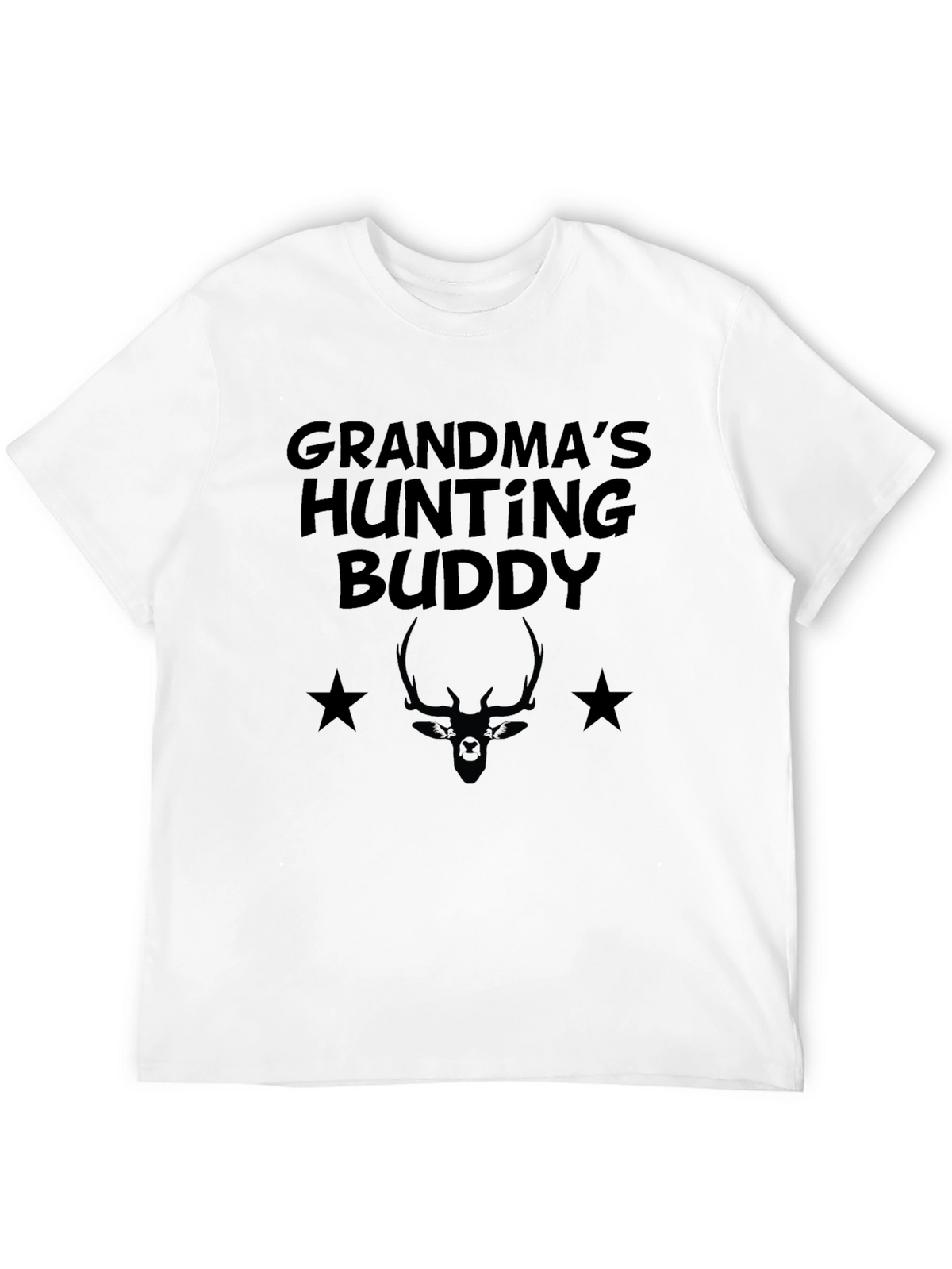 Grandmas Hunting Buddy Black T-Shirt
