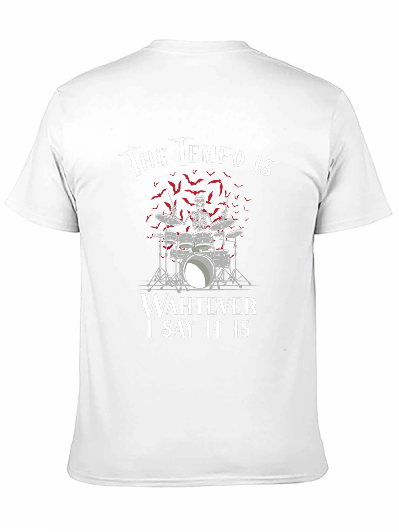 Tempo Drummer Skeleton T-Shirt