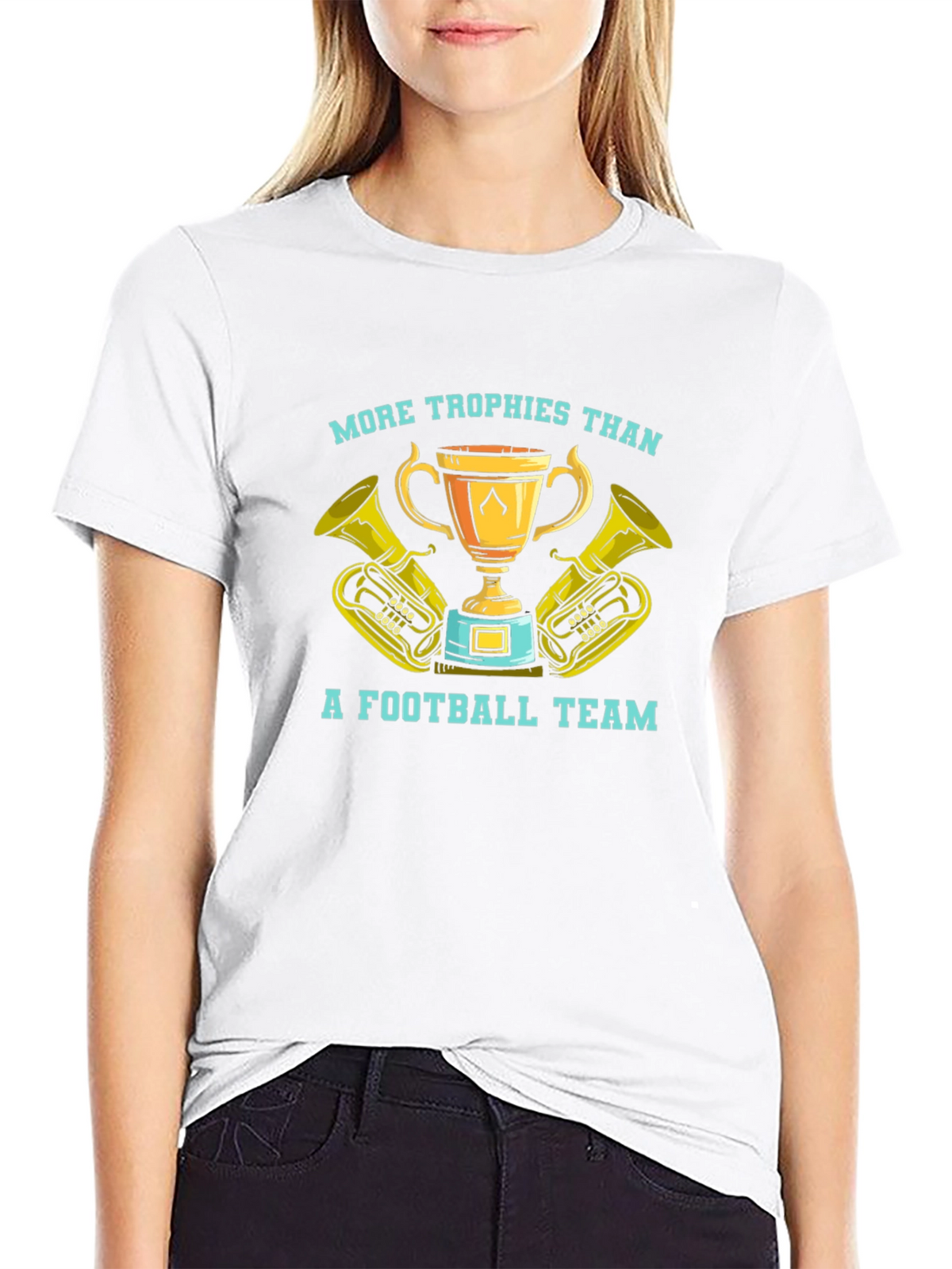 More Trophies Than a Football Team Black T-Shirt