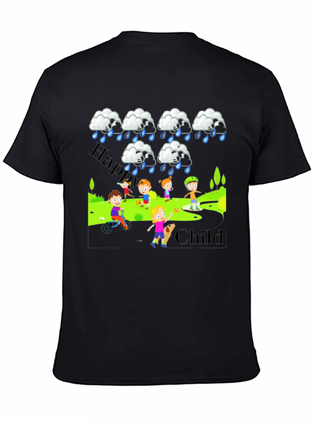 Happy Child Rainy Day T-Shirt