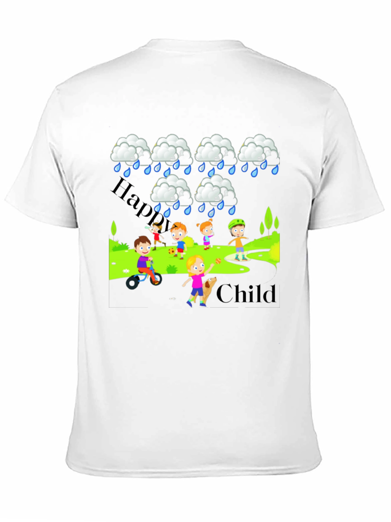 Happy Child Rainy Day T-Shirt