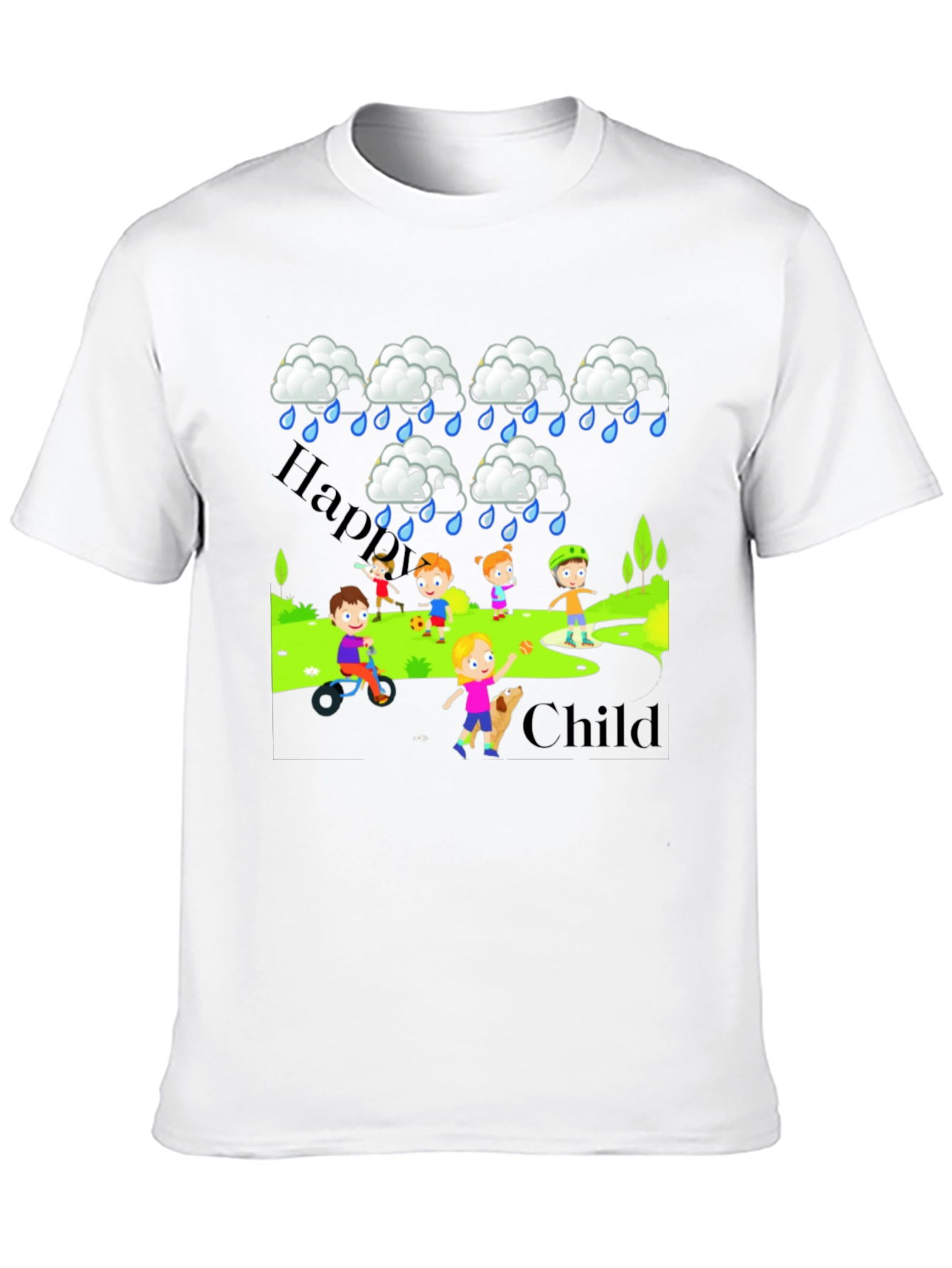 Happy Child Rainy Day T-Shirt