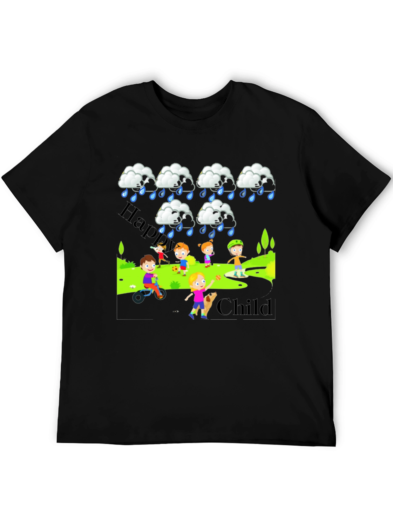 Happy Child Rainy Day T-Shirt