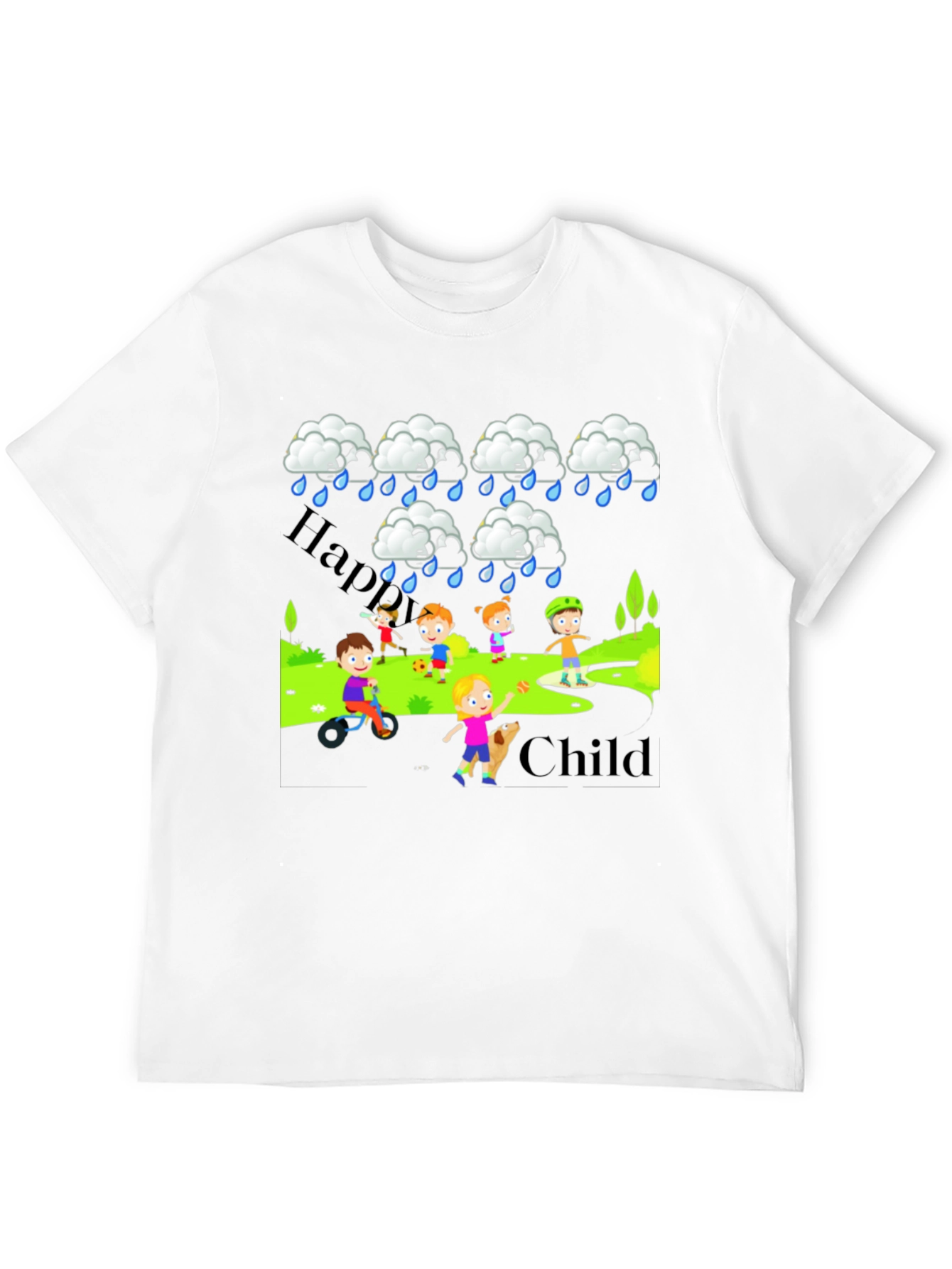 Happy Child Rainy Day T-Shirt