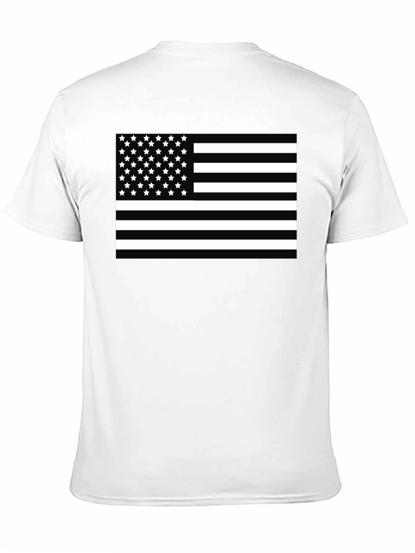 American Flag Graphic T-Shirt - Black