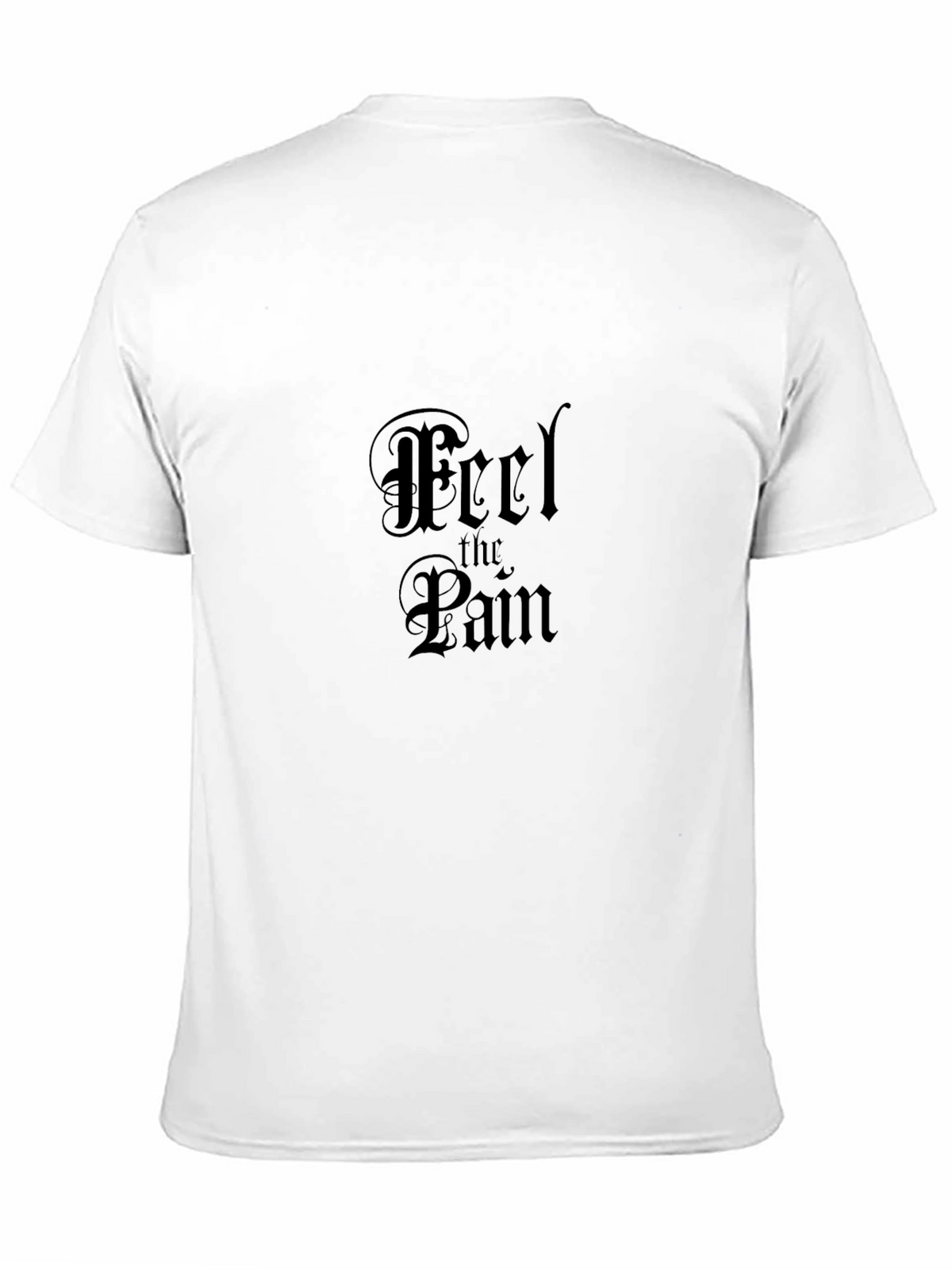Feel the Pain Black Graphic T-Shirt