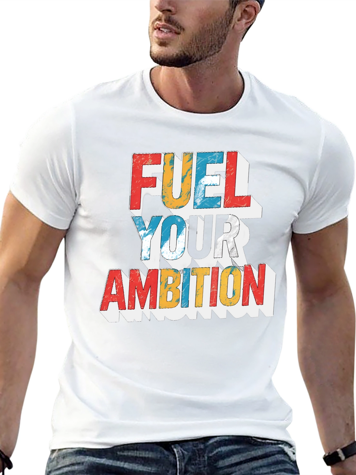 Fuel Your Ambition Graphic Tee - Black