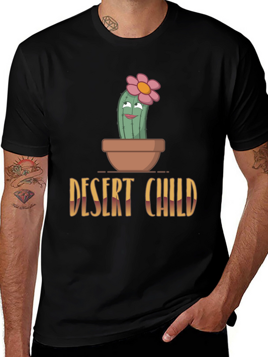 Desert Child Cactus T-Shirt - Unique Graphic Tee