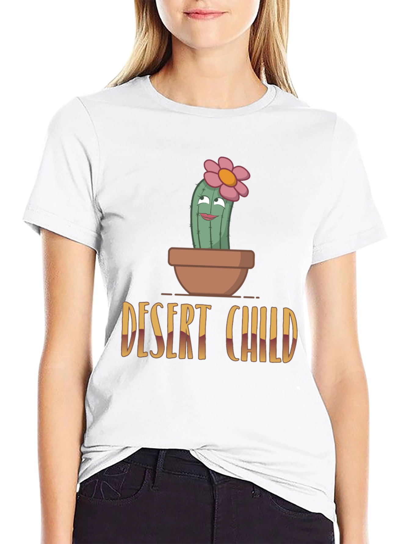 Desert Child Cactus T-Shirt - Unique Graphic Tee