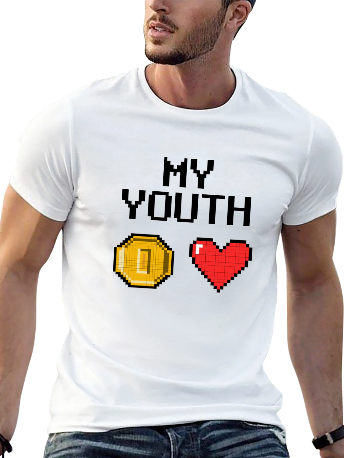 My Youth Pixel Art Graphic T-Shirt