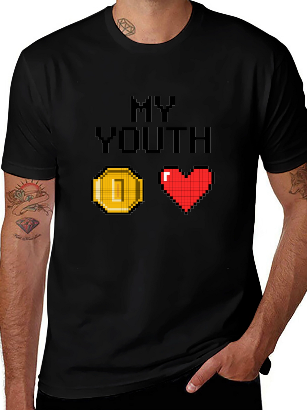My Youth Pixel Art Graphic T-Shirt