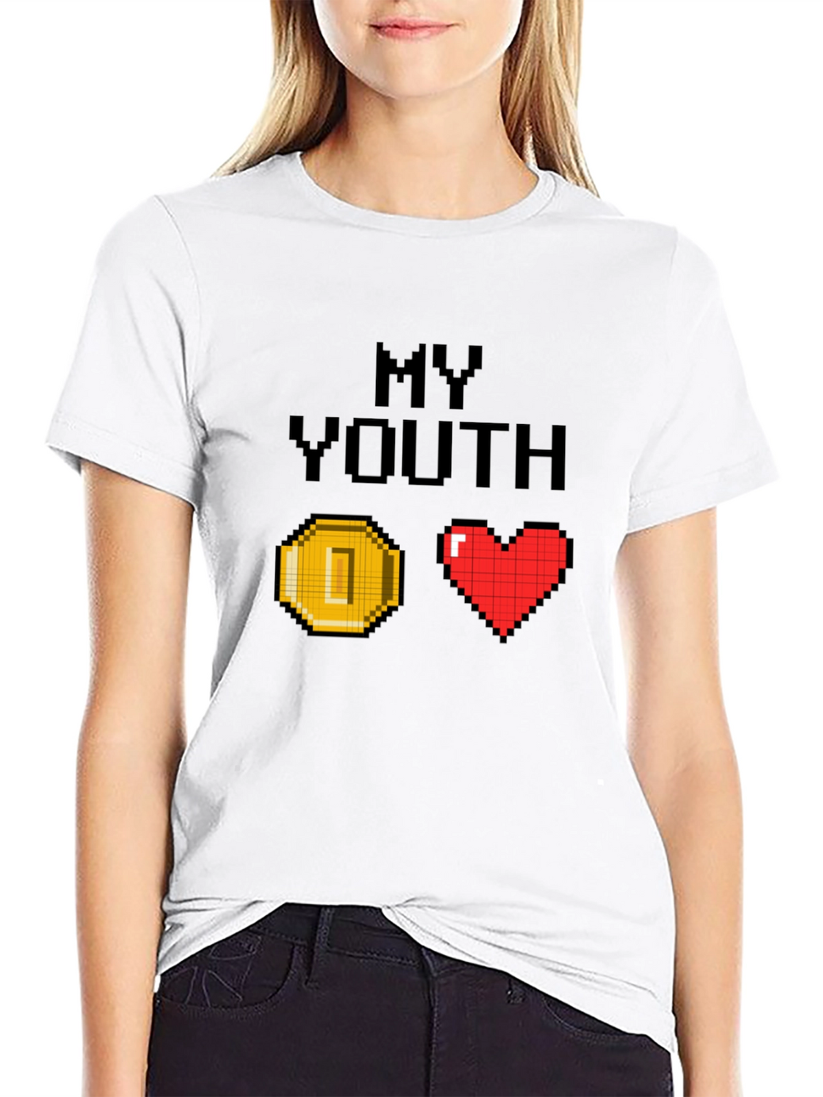 My Youth Pixel Art Graphic T-Shirt