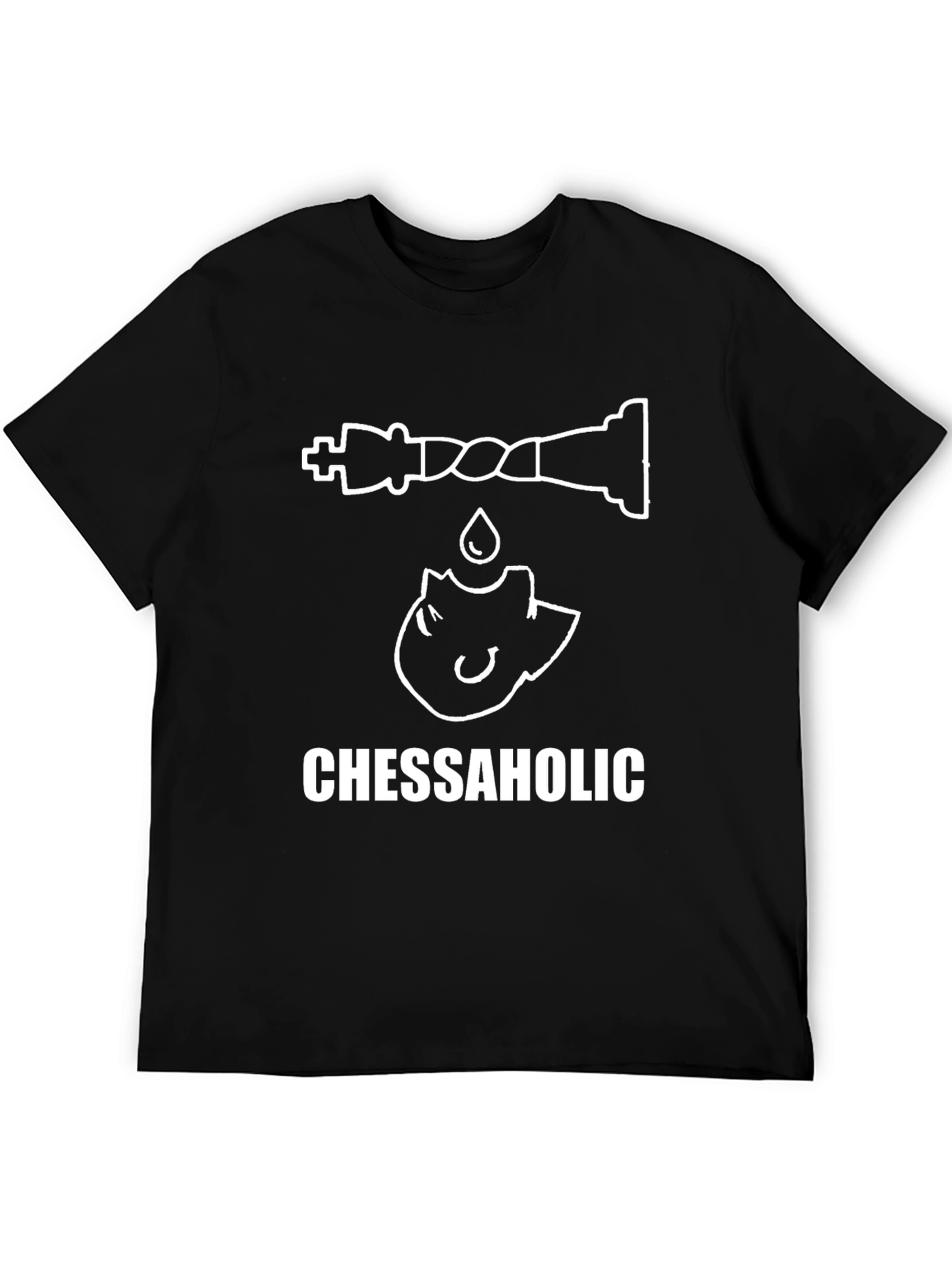 Chessaholic T-Shirt - Chess Lover Graphic Tee