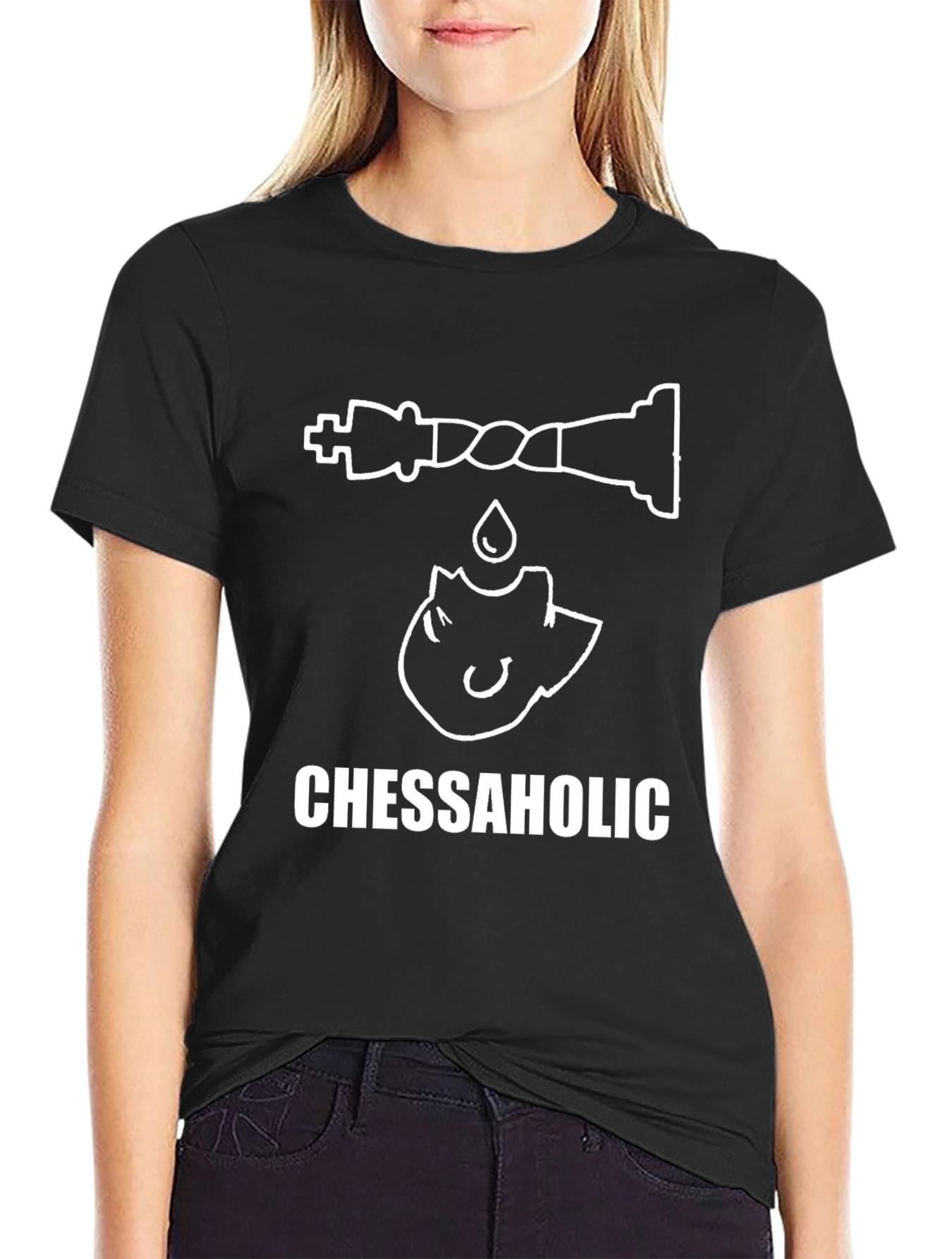 Chessaholic T-Shirt - Chess Lover Graphic Tee