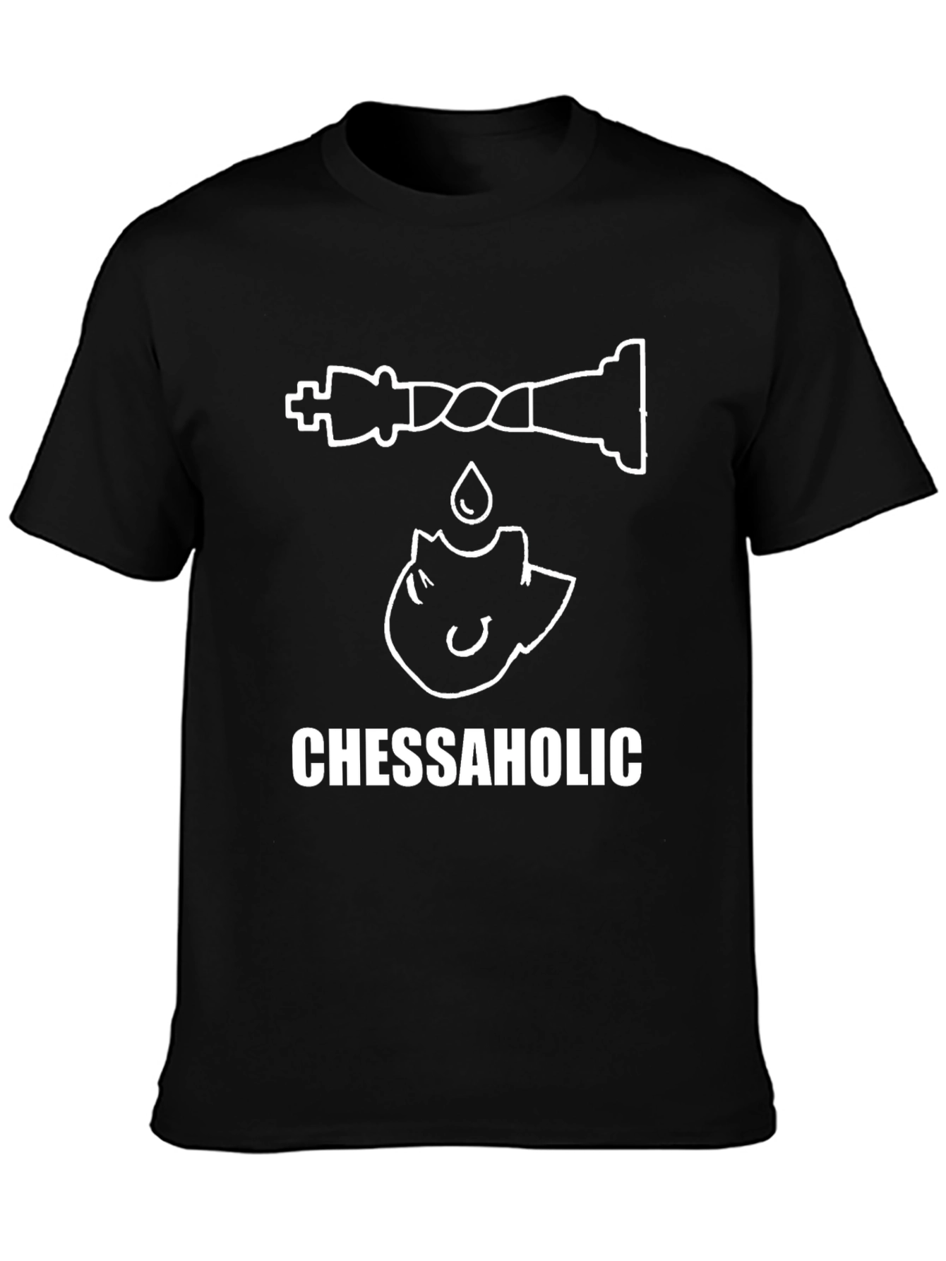 Chessaholic T-Shirt - Chess Lover Graphic Tee