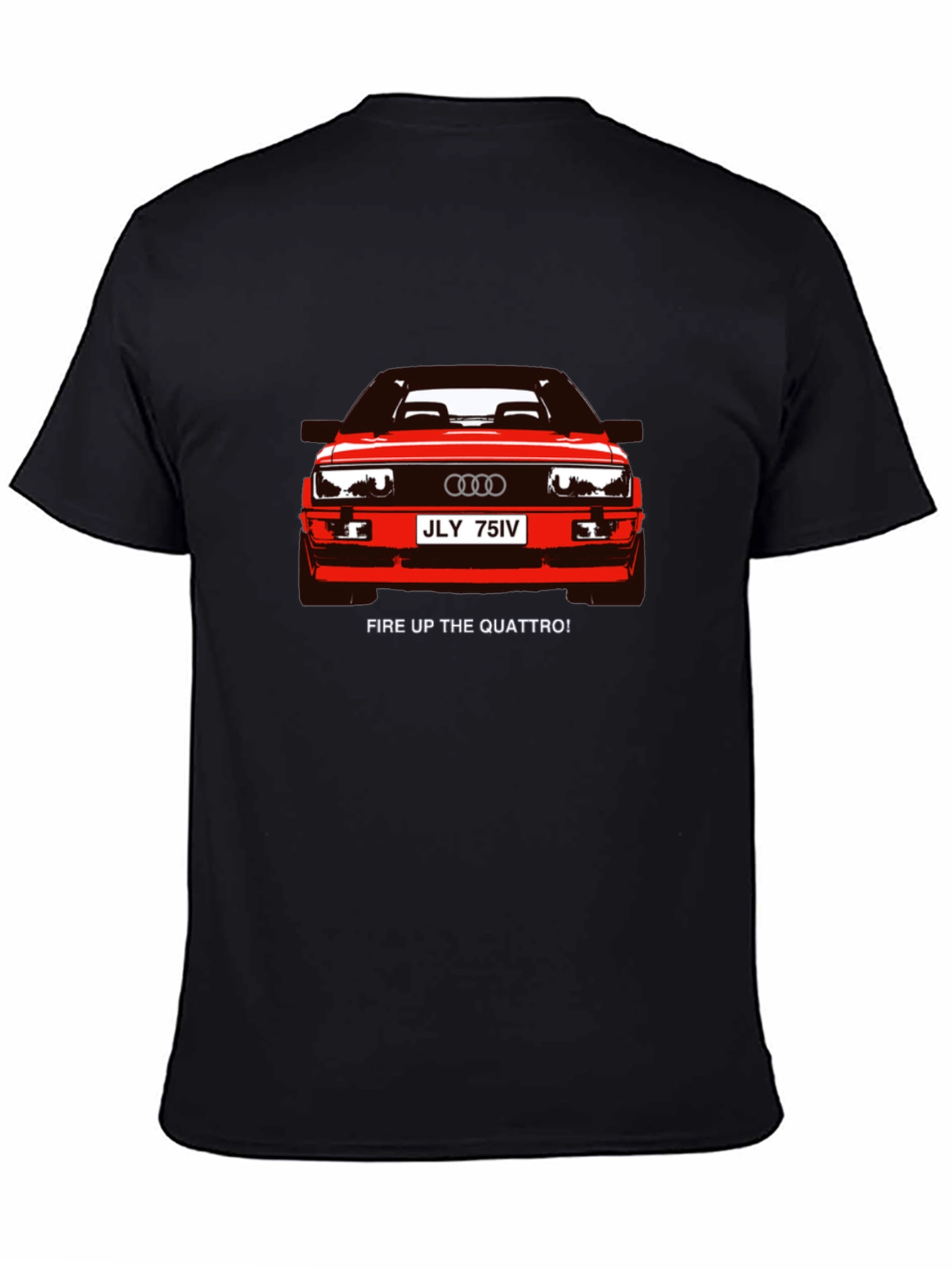 Quattro Graphic Tee - Black Car Enthusiast