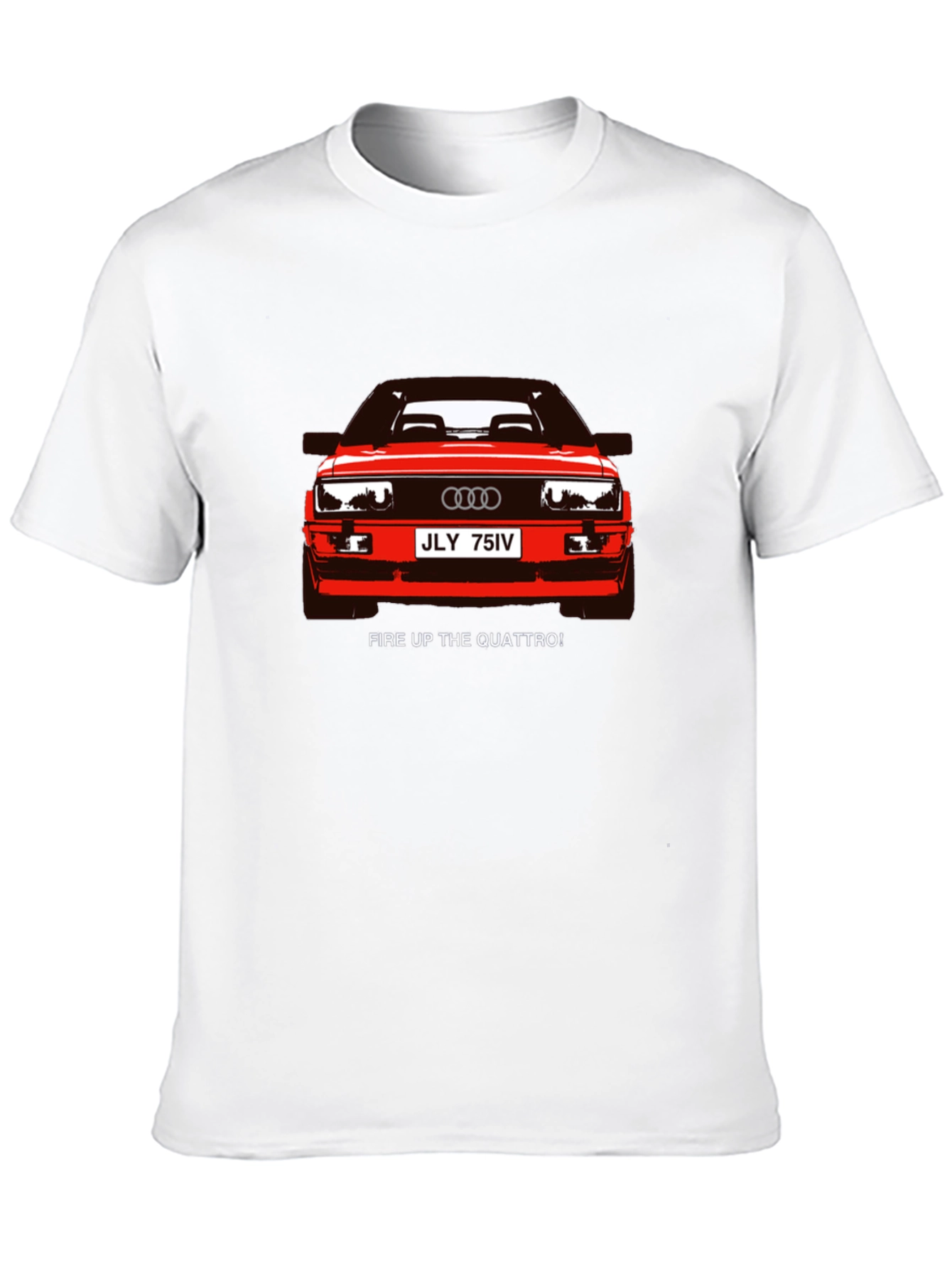 Quattro Graphic Tee - Black Car Enthusiast