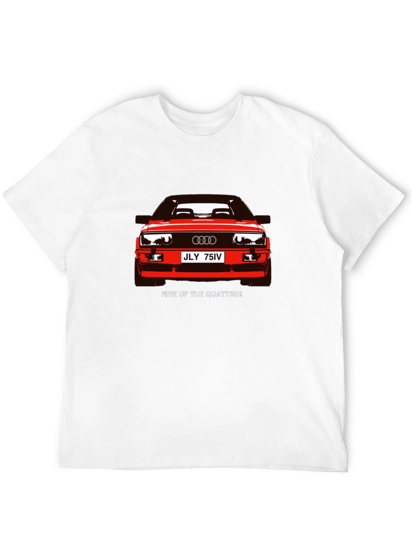 Quattro Graphic Tee - Black Car Enthusiast