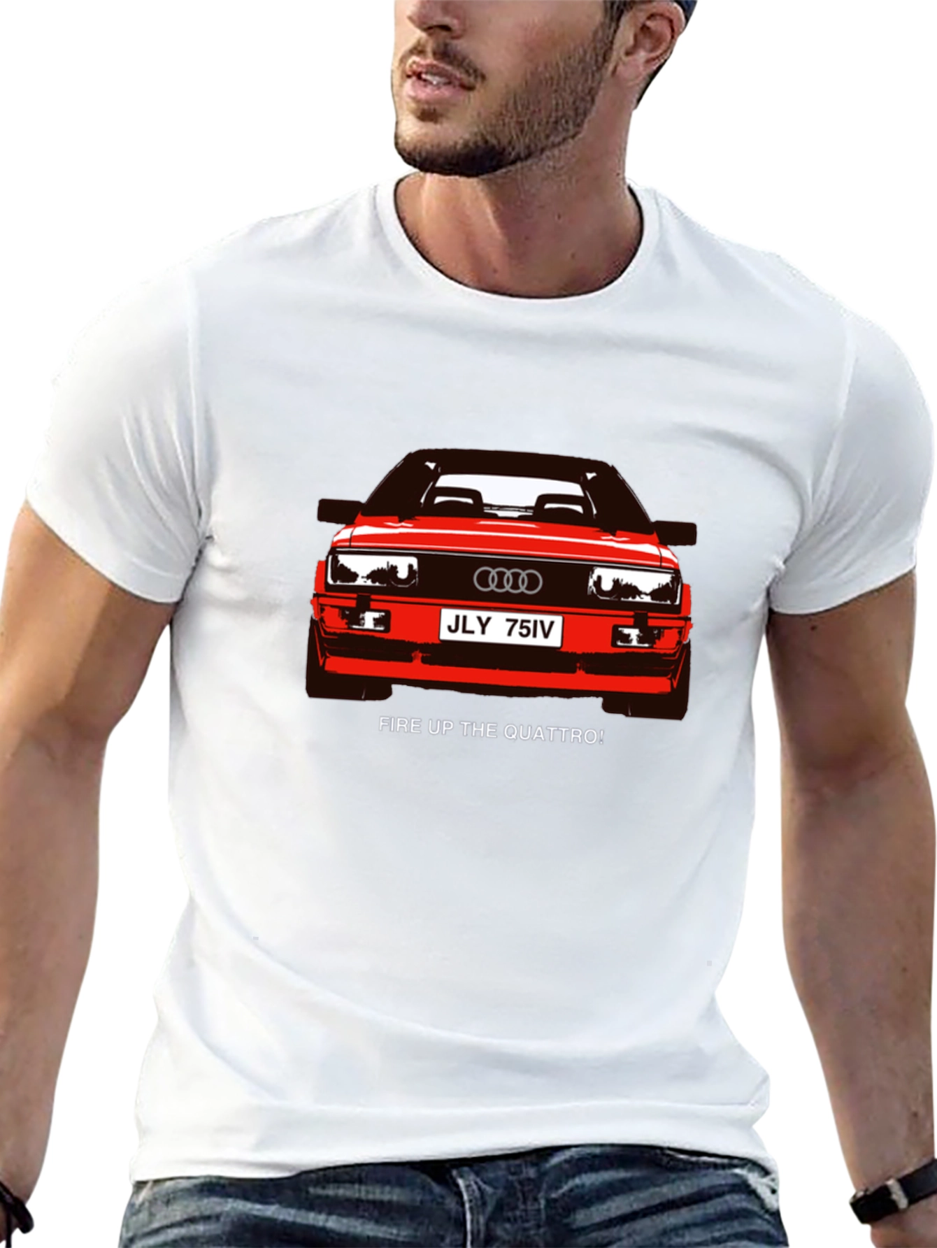 Quattro Graphic Tee - Black Car Enthusiast