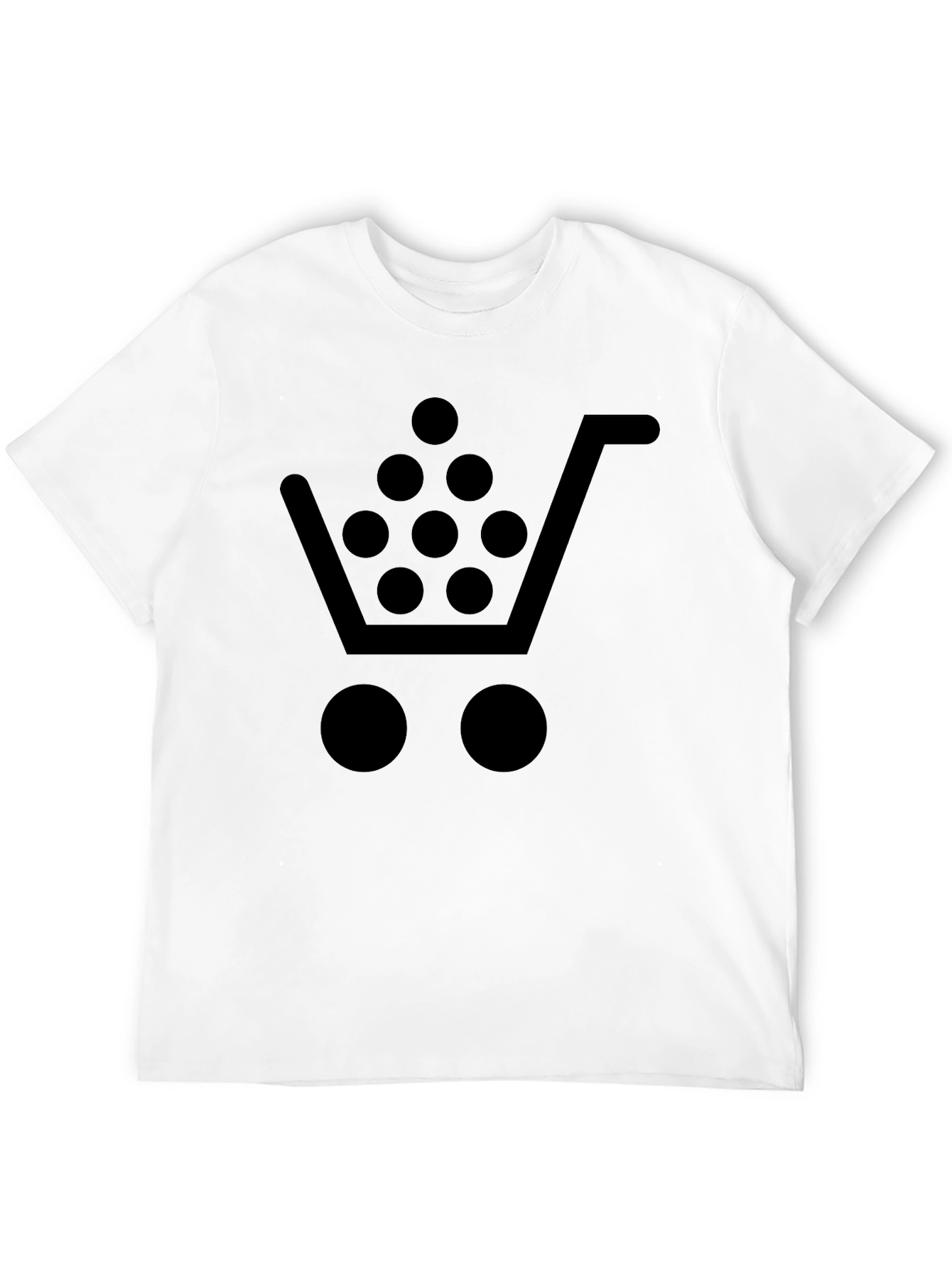 Shopping Cart T-Shirt - Cool Black Tee