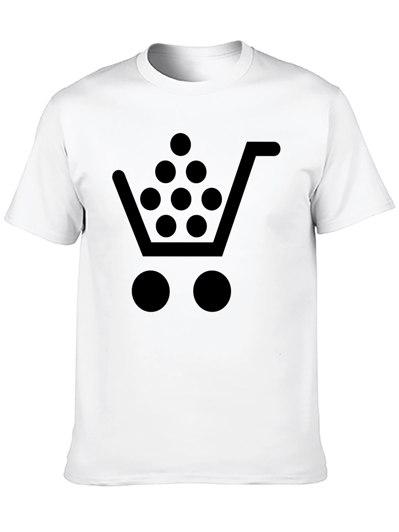 Shopping Cart T-Shirt - Cool Black Tee