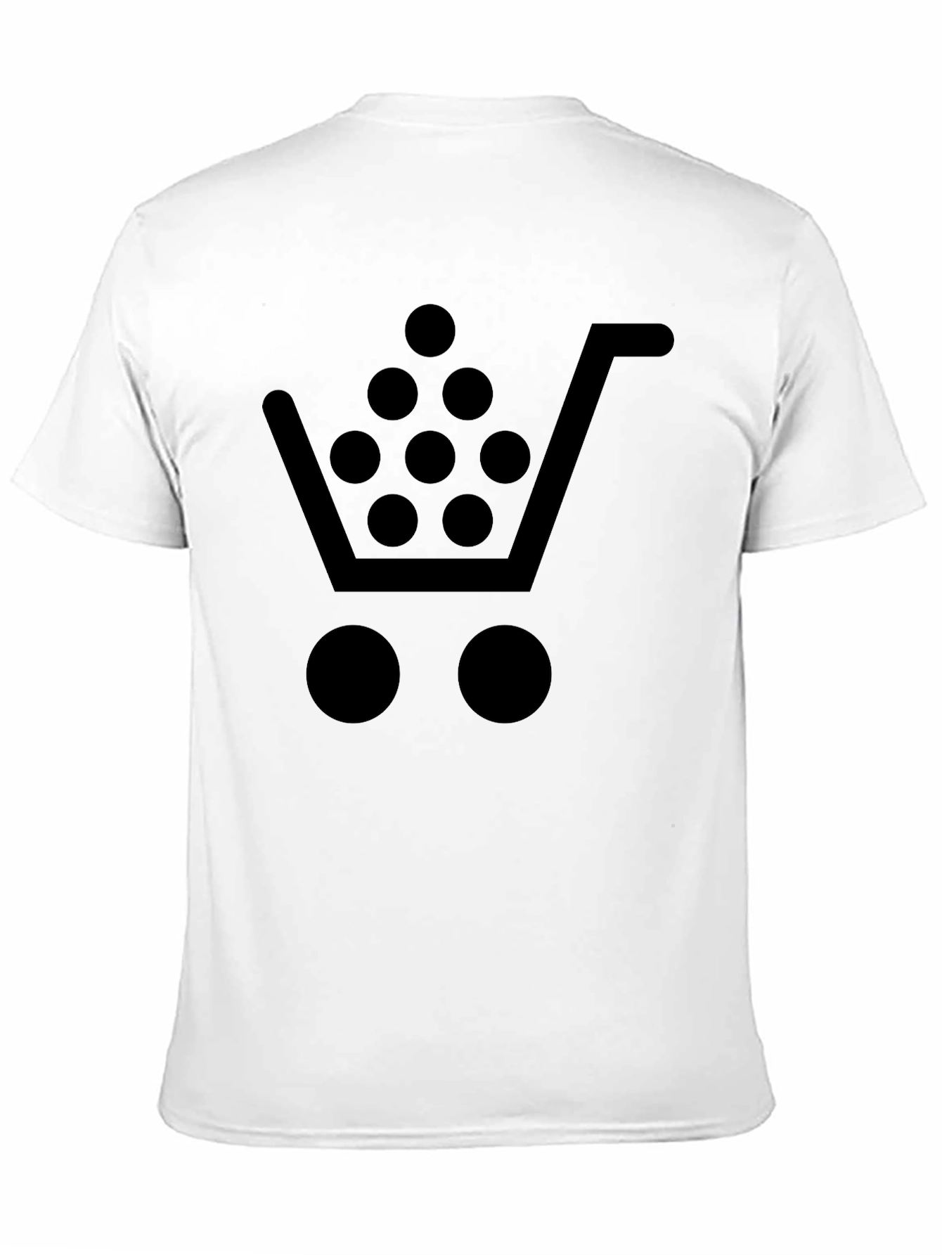Shopping Cart T-Shirt - Cool Black Tee