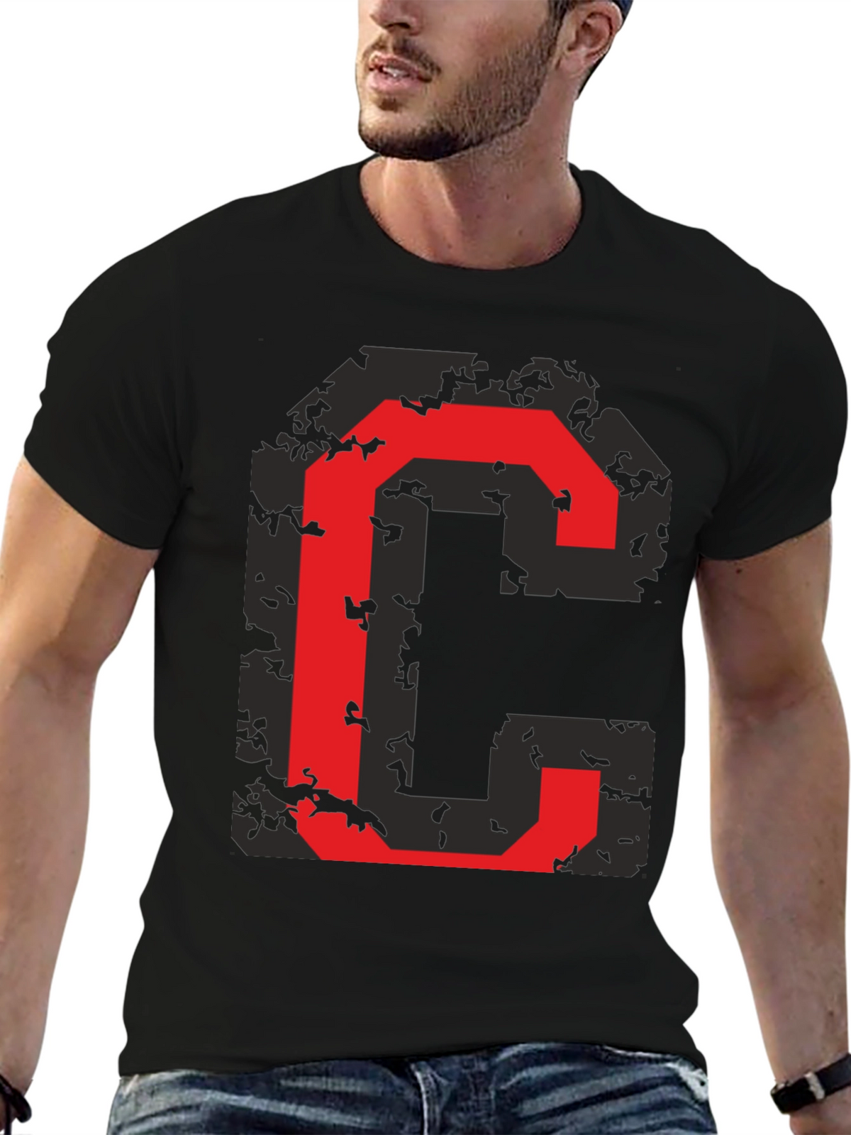 Graphic Tee - Red Letter C