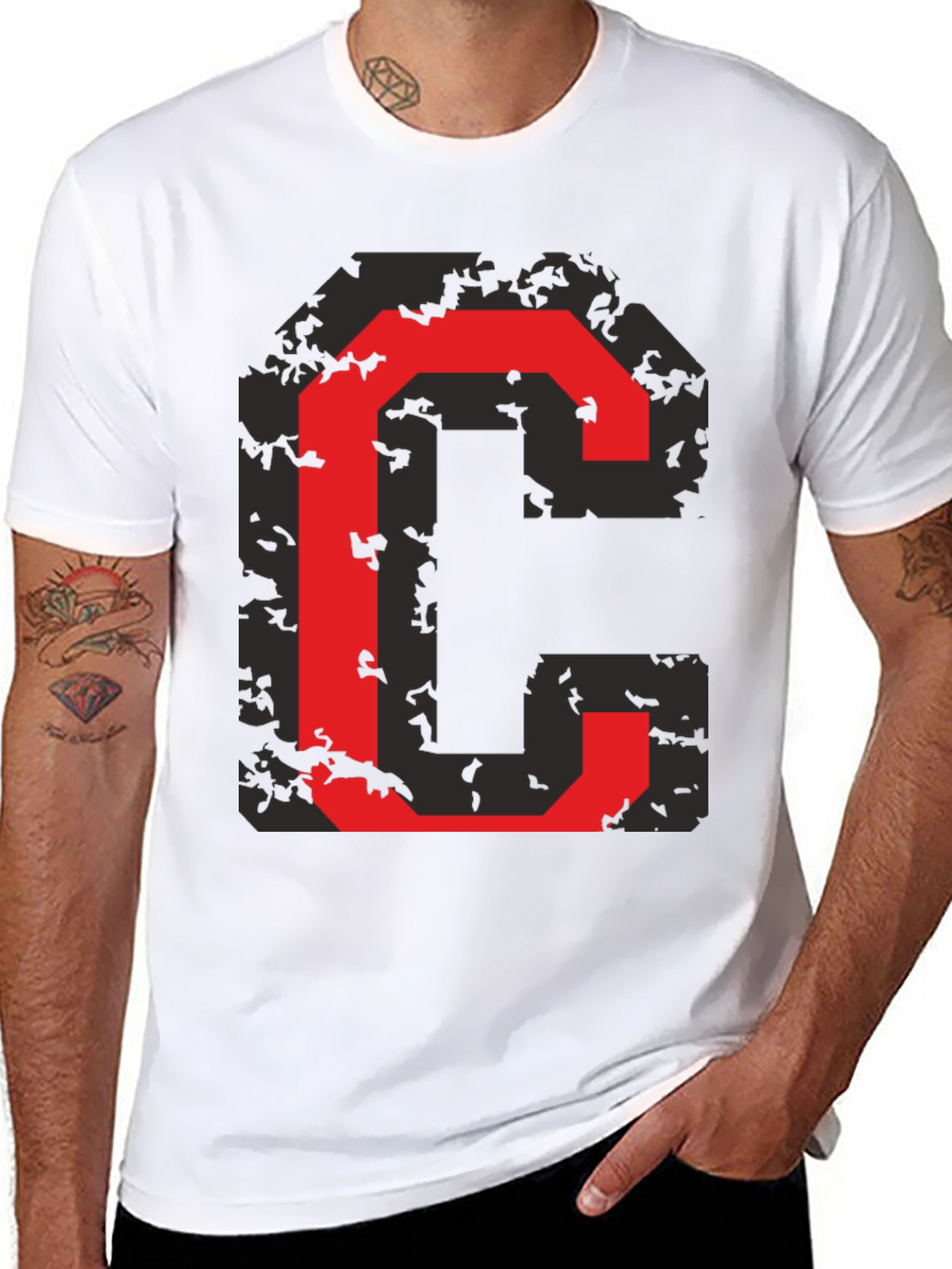 Graphic Tee - Red Letter C