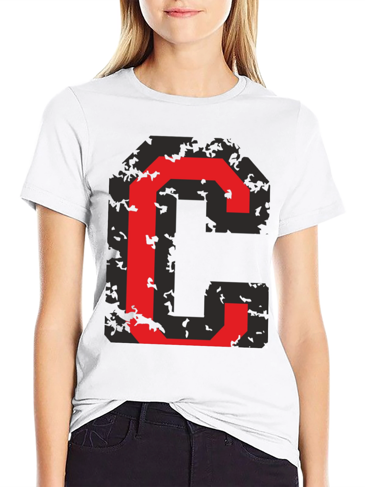 Graphic Tee - Red Letter C
