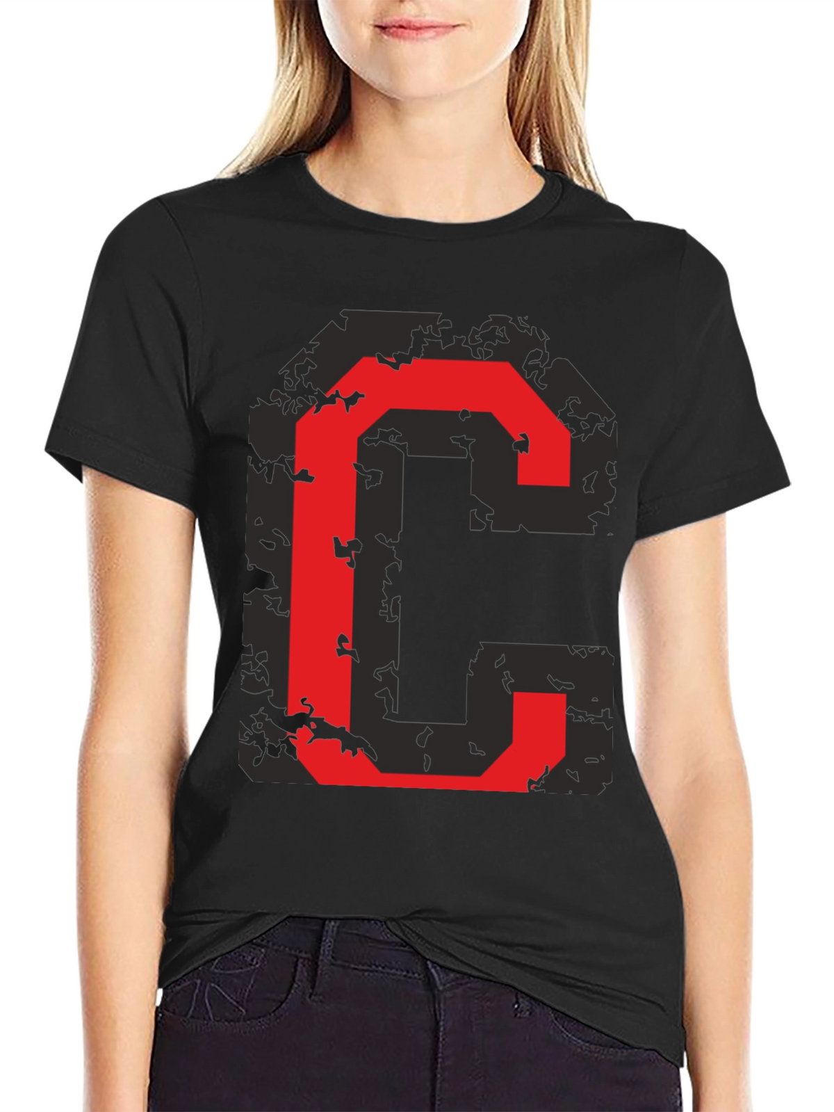 Graphic Tee - Red Letter C