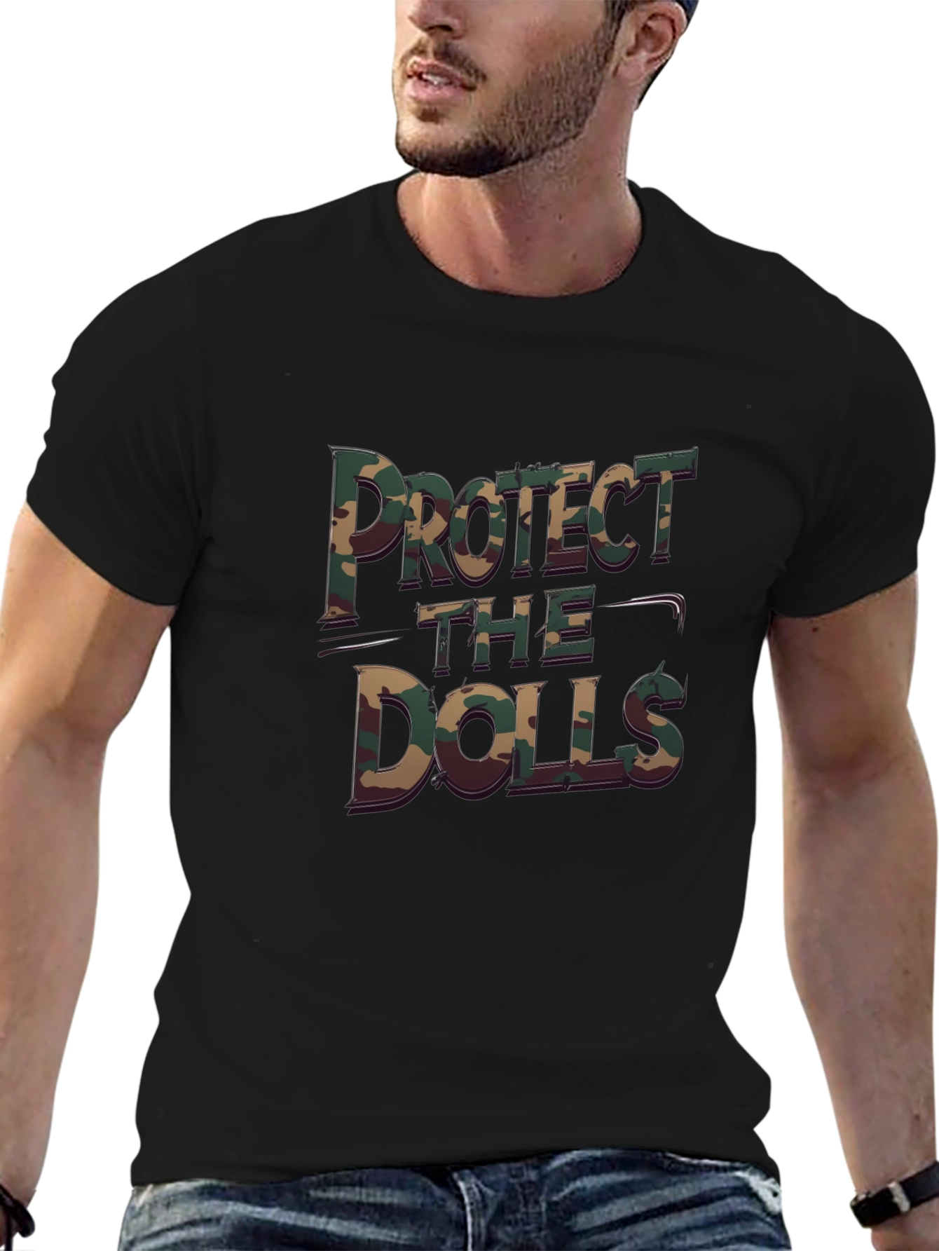Protect The Dolls Camo T-Shirt