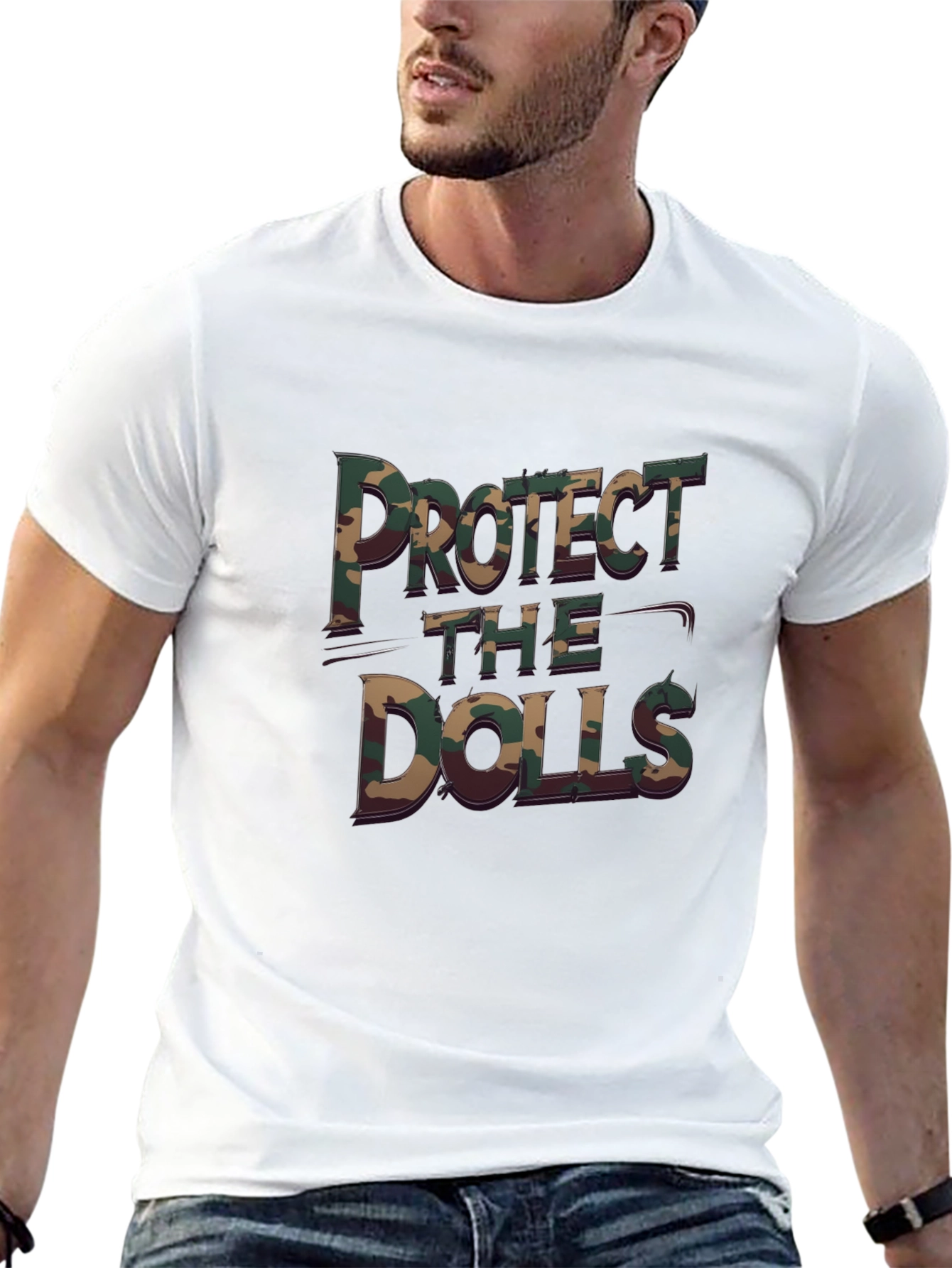 Protect The Dolls Camo T-Shirt
