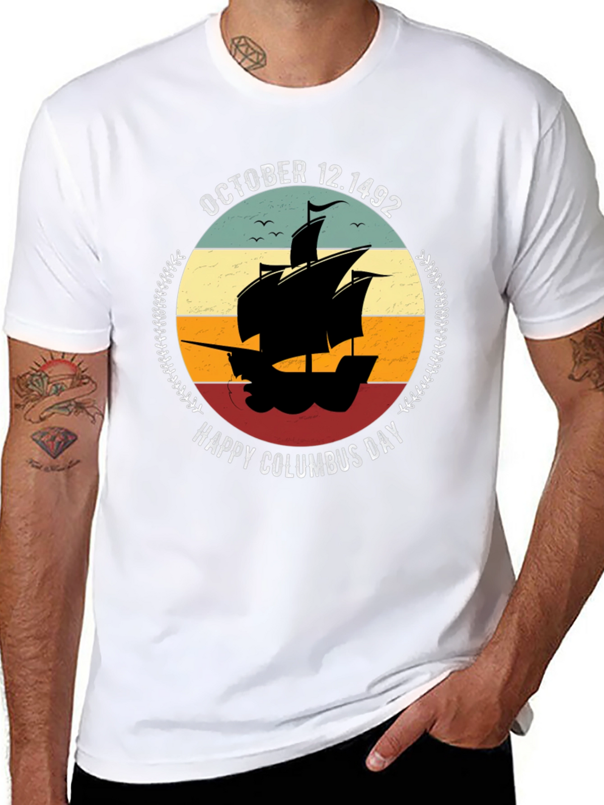 Happy Columbus Day T-Shirt October 12 1492