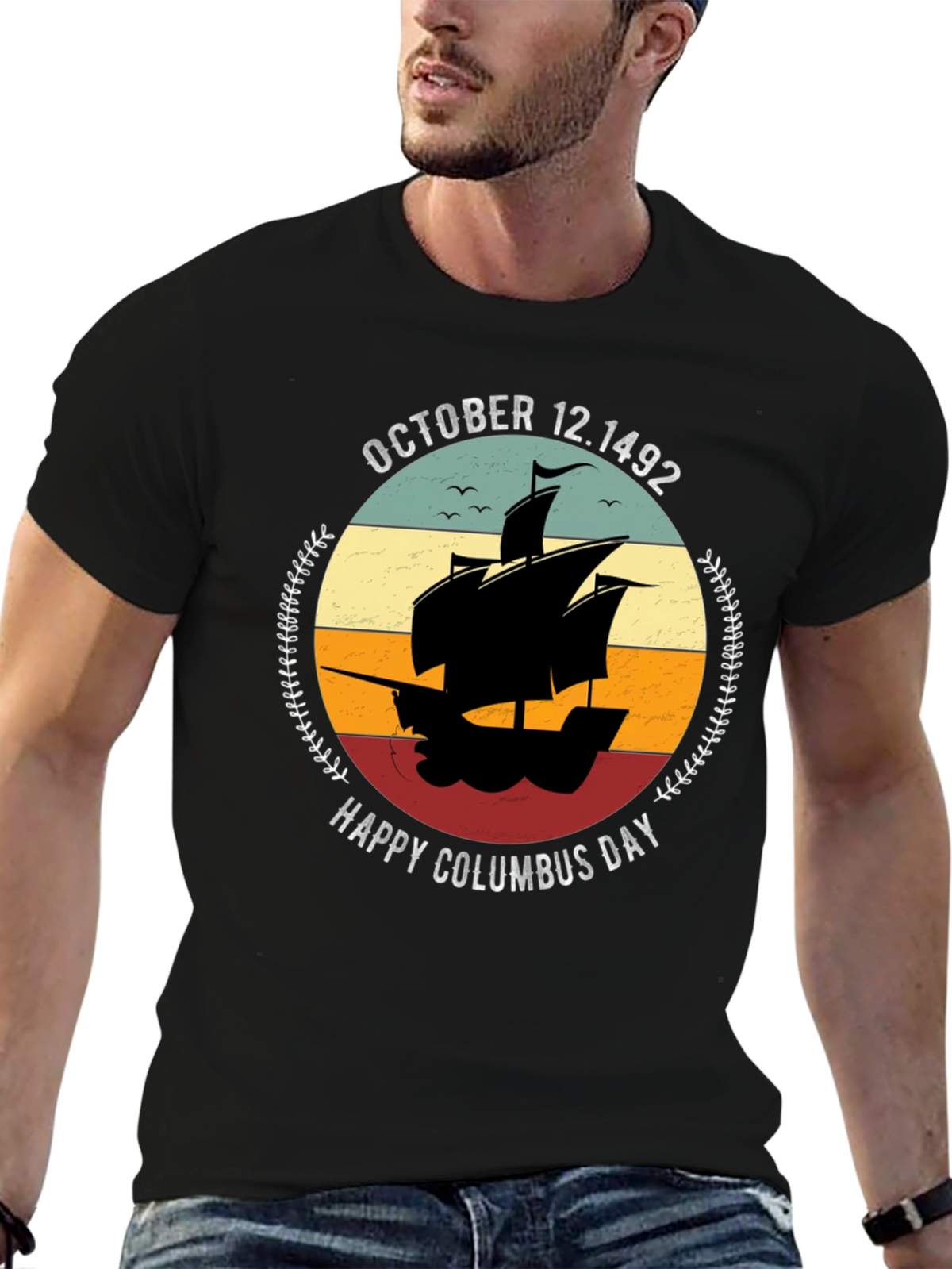Happy Columbus Day T-Shirt October 12 1492