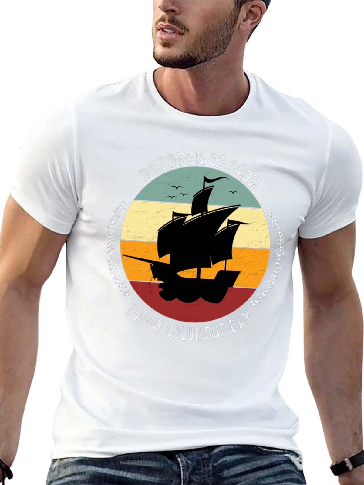 Happy Columbus Day T-Shirt October 12 1492